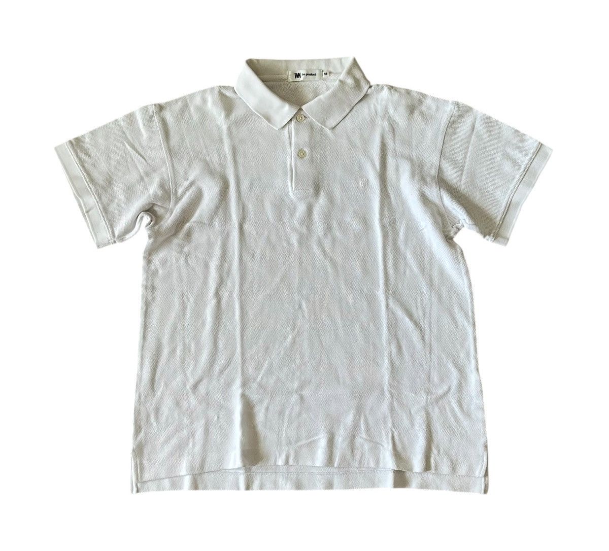 Issey Miyake Vintage issey miyake im product logo white polo shirt Size US M / EU 48-50 / 2 - 1 Thumbnail