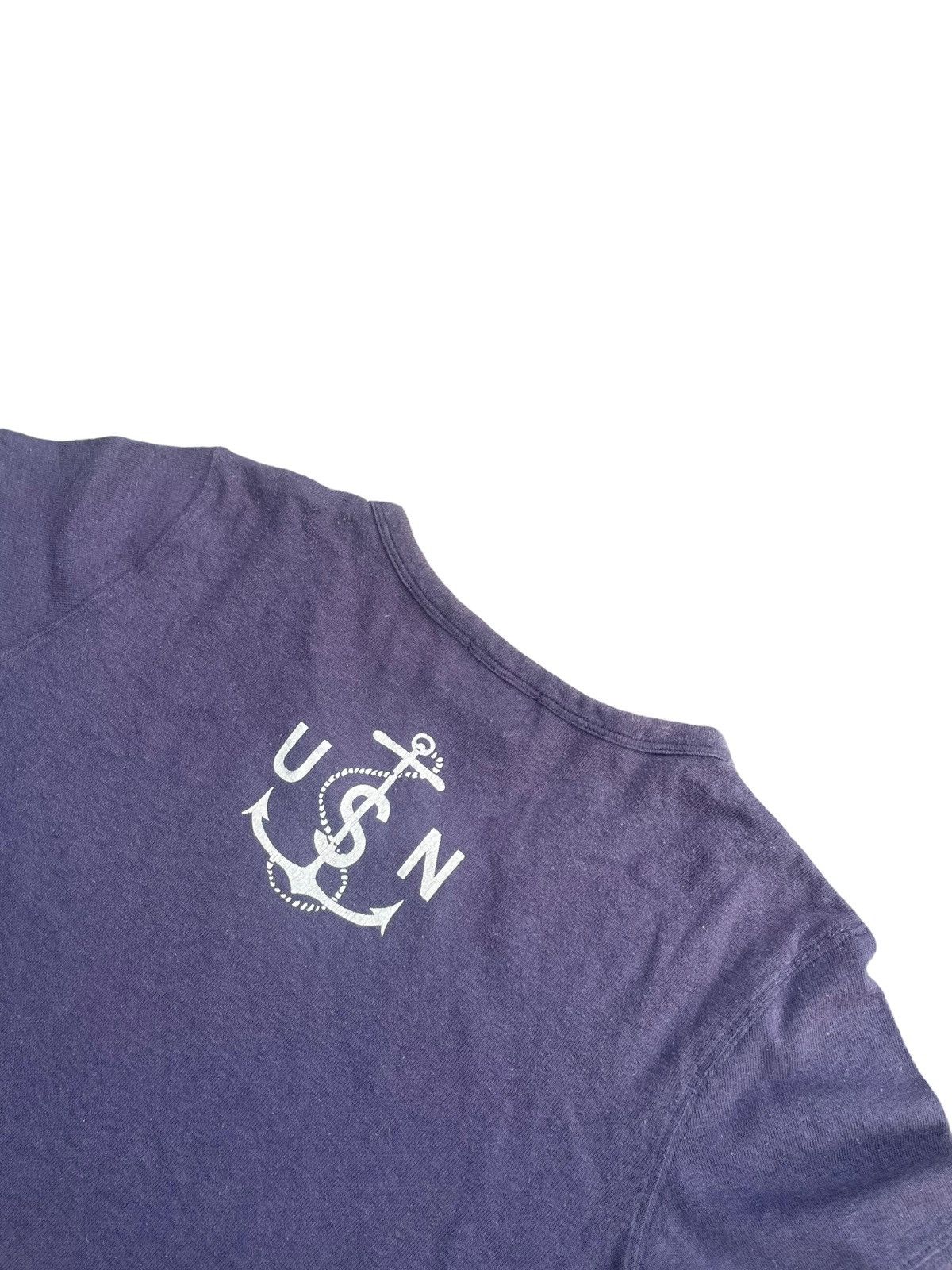 Japanese Brand Us Navy Instructor Faded Tshirt Size S / US 4 / IT 40 - 8 Thumbnail