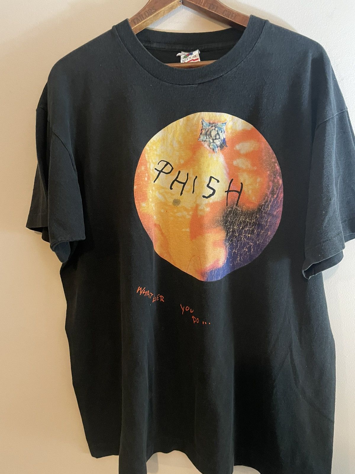 image of Phish 92 Picture Of Nectar Tour Tee in Black, Men's (Size XL)