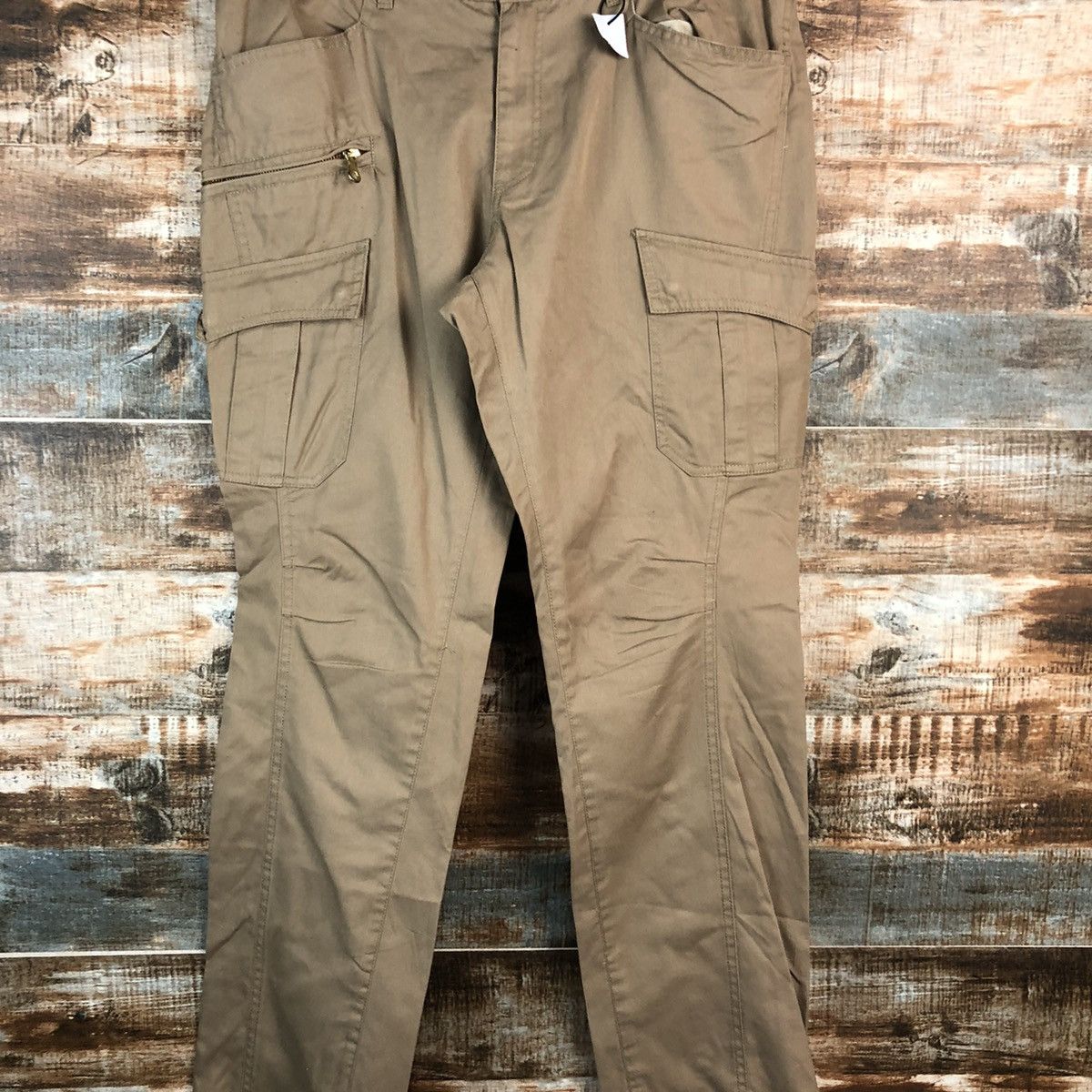 Japanese Brand TK Brown utility tactical Cargo Multipocket Pants #A2417 Size US 32 / EU 48 - 5 Thumbnail