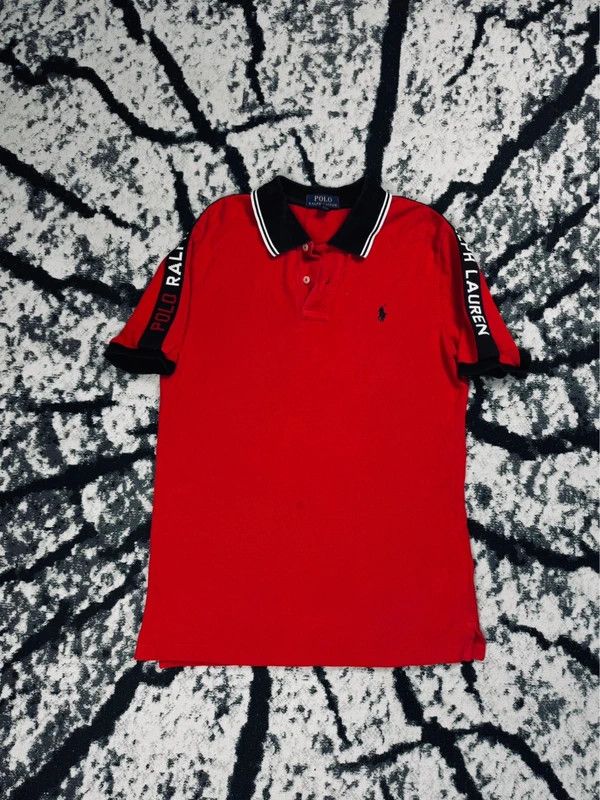 Polo Ralph Lauren Vintage Polo Ralph Lauren T-shirt Red Black Logo XS Size US XS / EU 42 / 0 - 1 Thumbnail