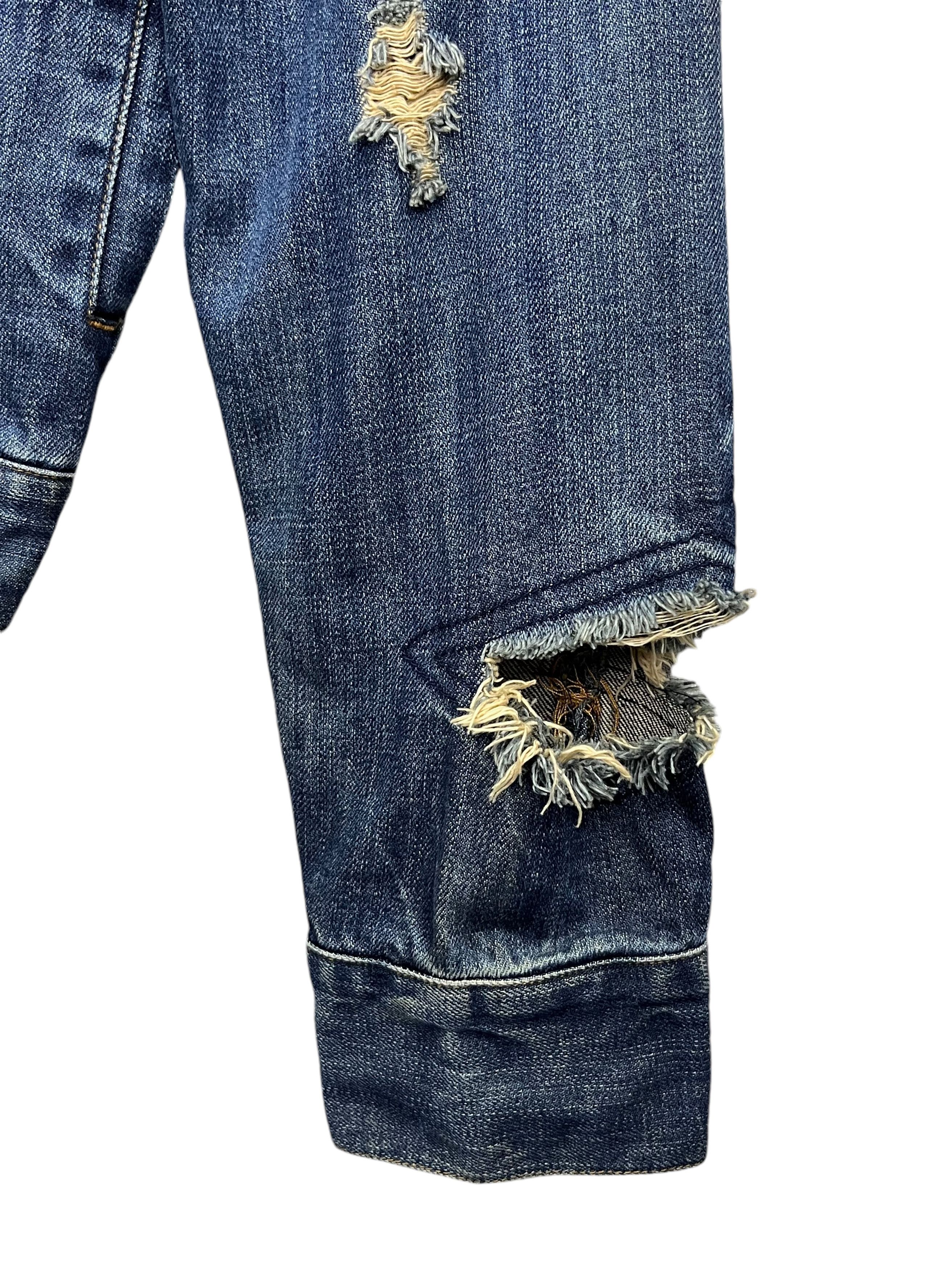 If Six Was Nine × Japanese Brand × Seditionaries Vtg MIDAS Seditionaries Rusty Mudwash Clawmark Denim Jacket Size S / US 4 / IT 40 - 8 Thumbnail