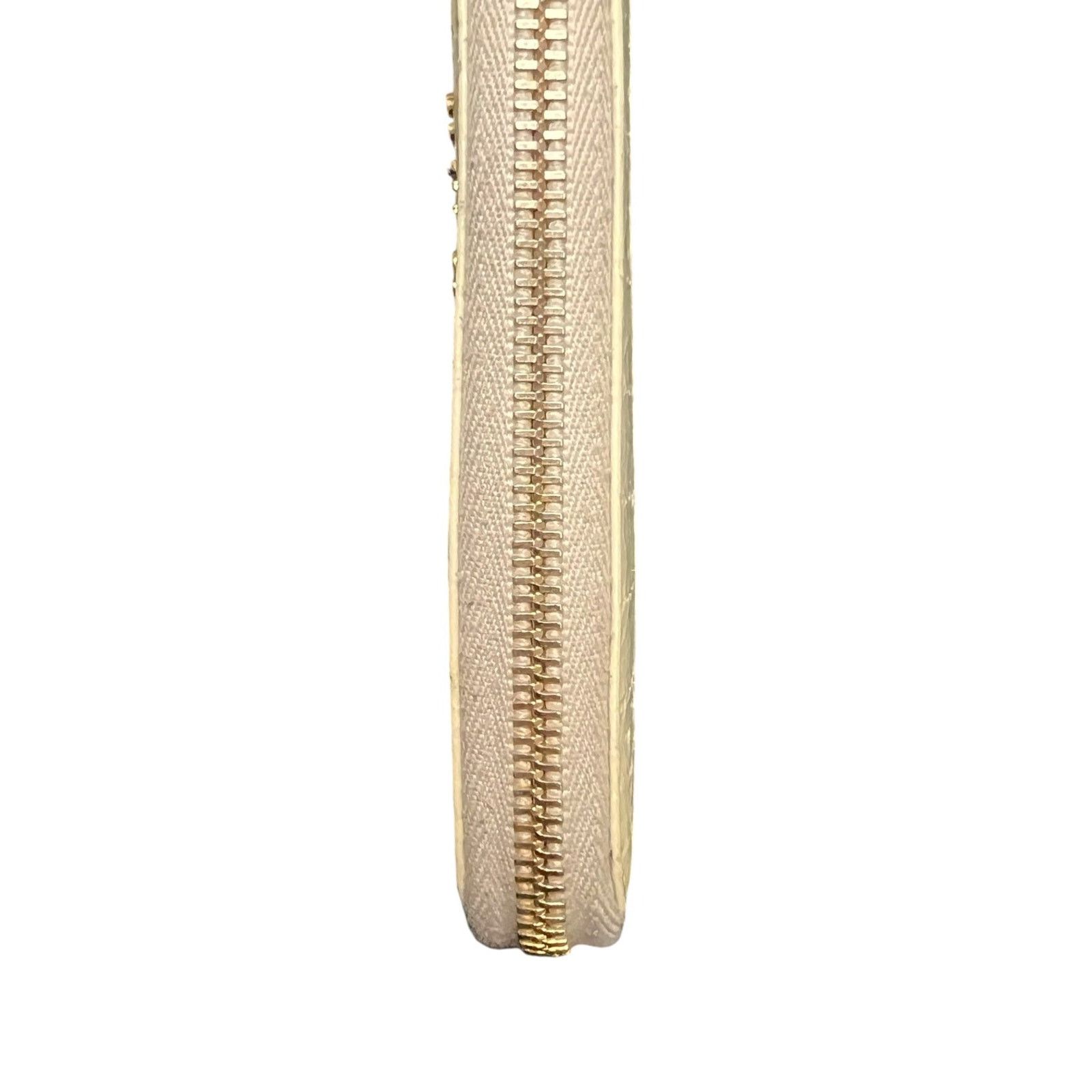 Miu Miu Miu Miu Leather Cream Crocodile Embossed Clutch Wallet $995 Size ONE SIZE - 5 Thumbnail