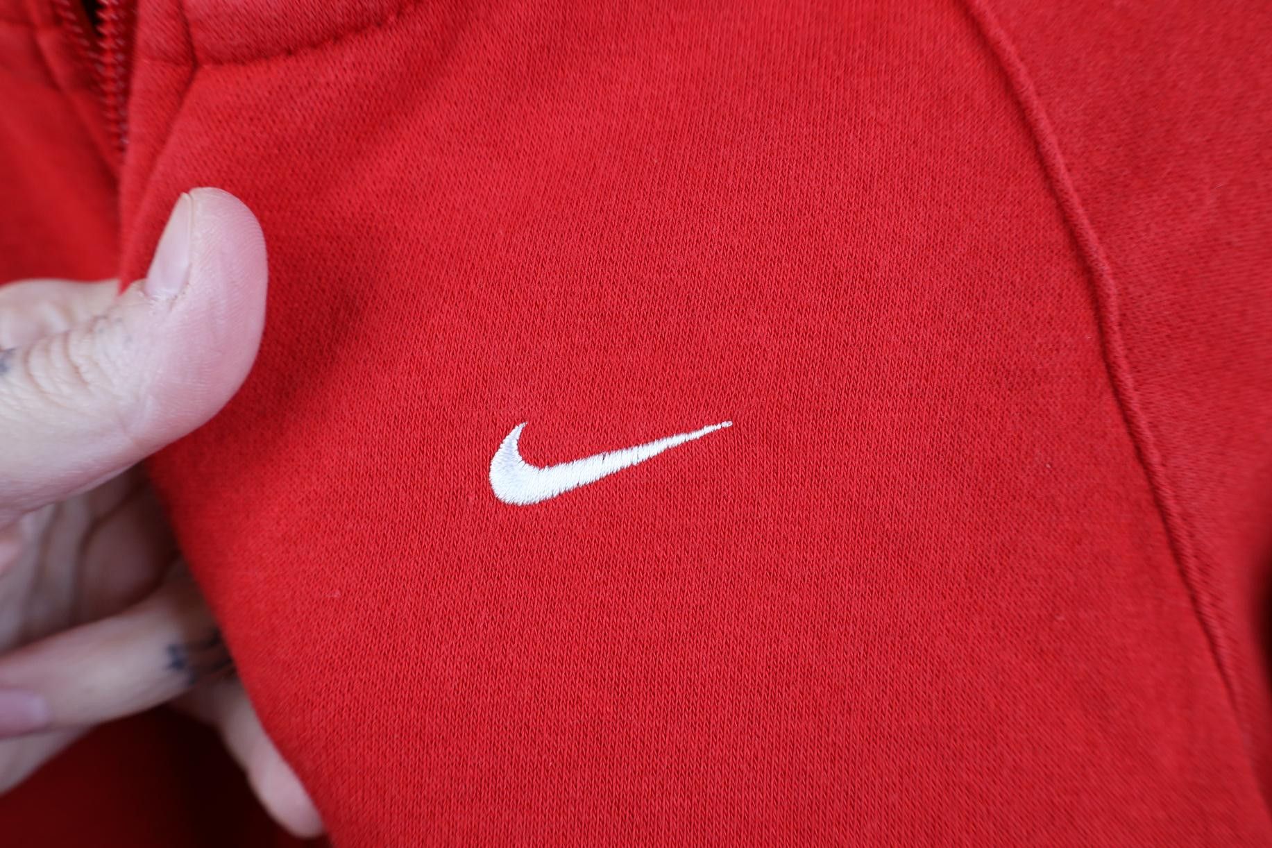 Nike Vintage Y2K Nike Scott Mini Swoosh Half Zip Sweatshirt Red Size M / US 6-8 / IT 42-44 - 4 Thumbnail