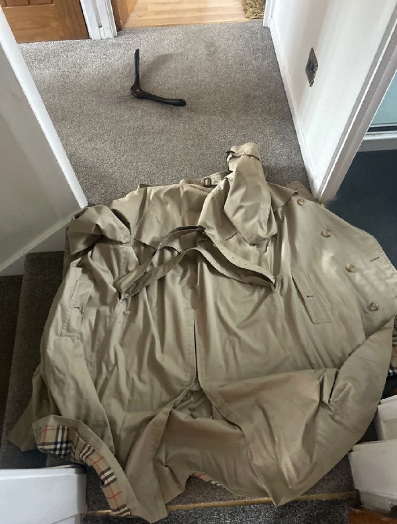 Burberry Burberry Trench coat check lined trench coat Size US XXL / EU 58 / 5 - 3 Thumbnail