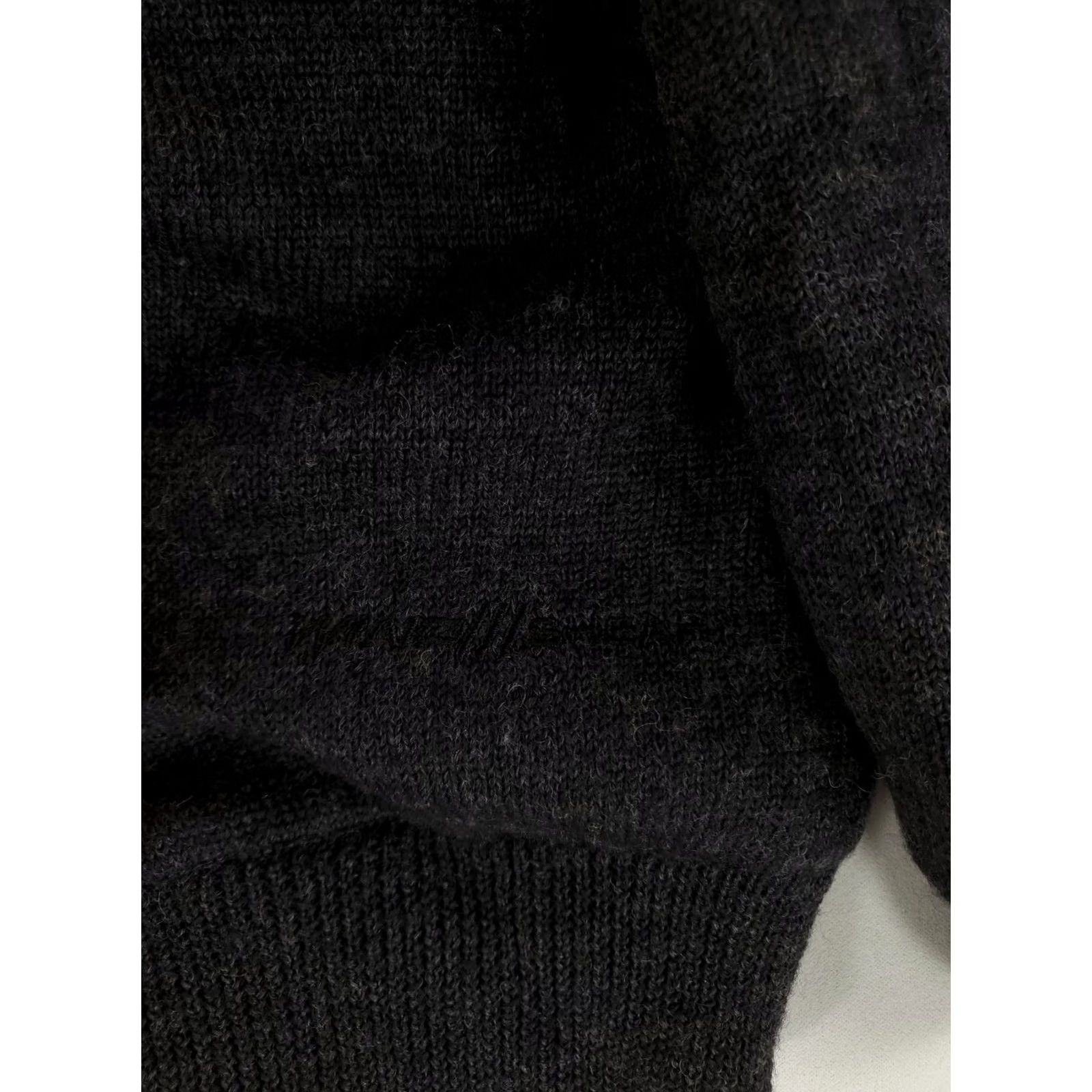 Vintage Cabela's Sweater 100% Wool 1/4 Zip Lined Insulated Pullover Gray Elbow Mens 3XL Size US XXL / EU 58 / 5 - 2 Thumbnail