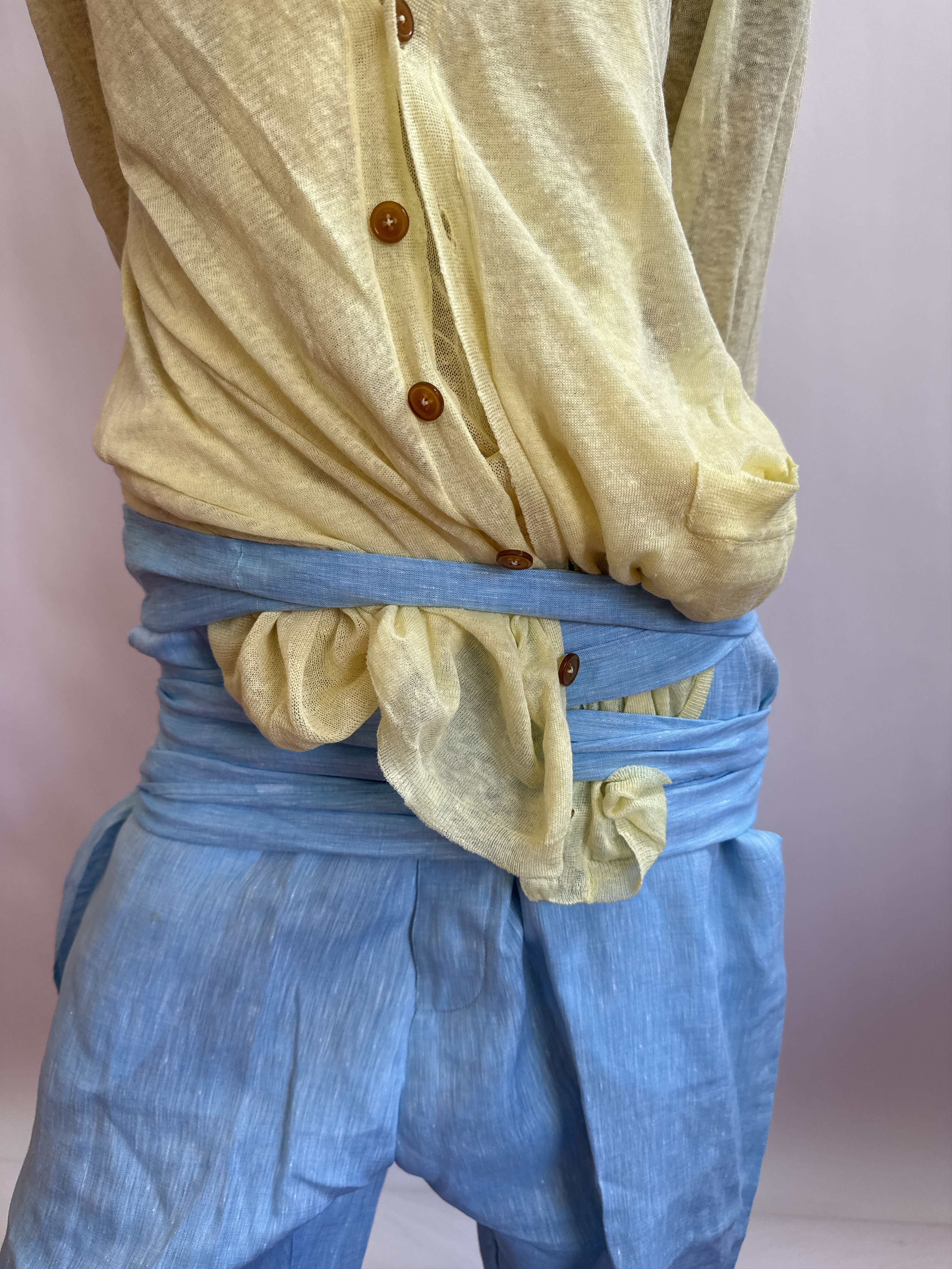 Vivienne Westwood 1/1 Sample INSANE SET Matching Linen Set S/S 2014 Size M / US 6-8 / IT 42-44 - 18 Thumbnail