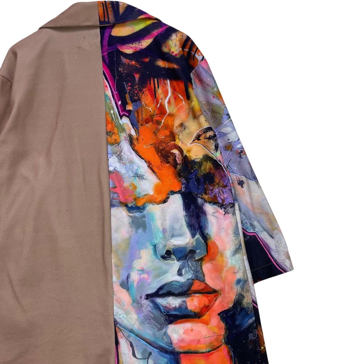 Designer × Japanese Brand Japanese Brand Art Full Print Long Coat Jacket Size L / US 10 / IT 46 - 6 Thumbnail