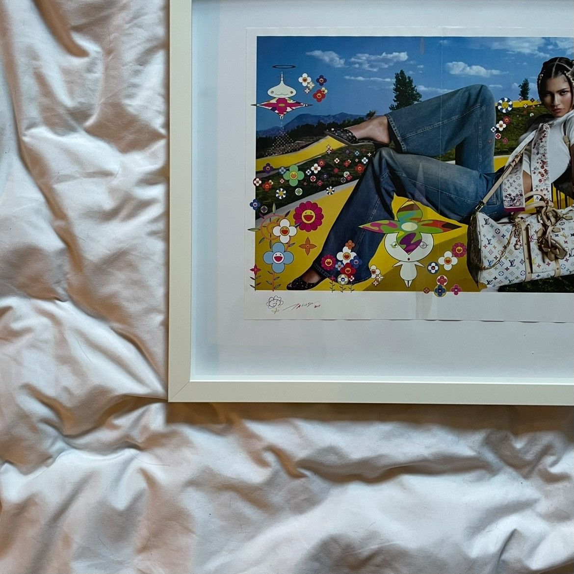 Louis Vuitton × Takashi Murakami Louis Vuitton x Takashi Murakami Zendaya Landscape Poster Size ONE SIZE - 4 Thumbnail
