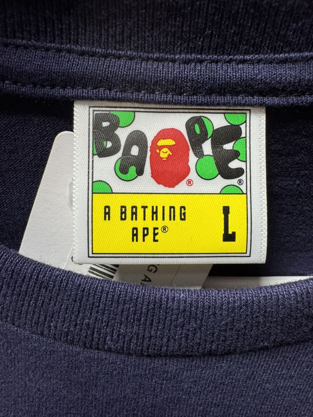 Bape Big Ape Head L/S Tee Size US L / EU 52-54 / 3 - 3 Thumbnail
