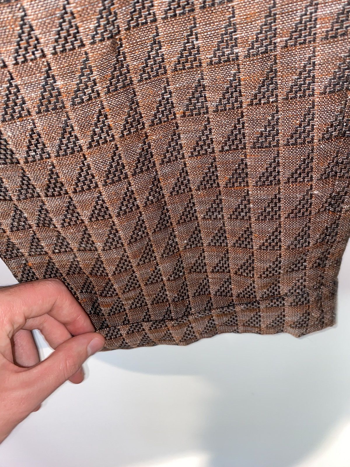 Needles Needles Geometric Jacquard Tucked Trouser Size US 32 / EU 48 - 3 Thumbnail