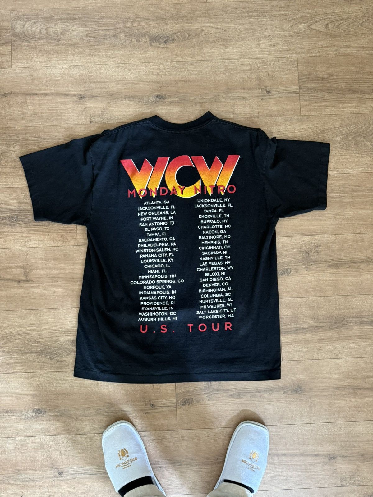 Vintage Vintage WCW Monday Nitro TNT shirt Size US XL / EU 56 / 4 - 3 Thumbnail