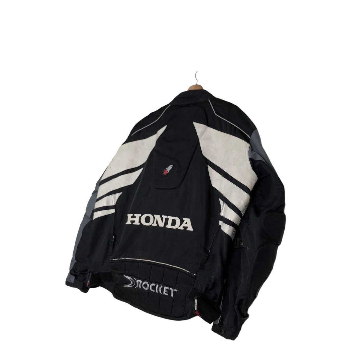 Other 🔥VINTAGE BIKER RACING JACKET HONDA BIG LOGO SAFETY WEAR Size US XL / EU 56 / 4 - 11 Thumbnail