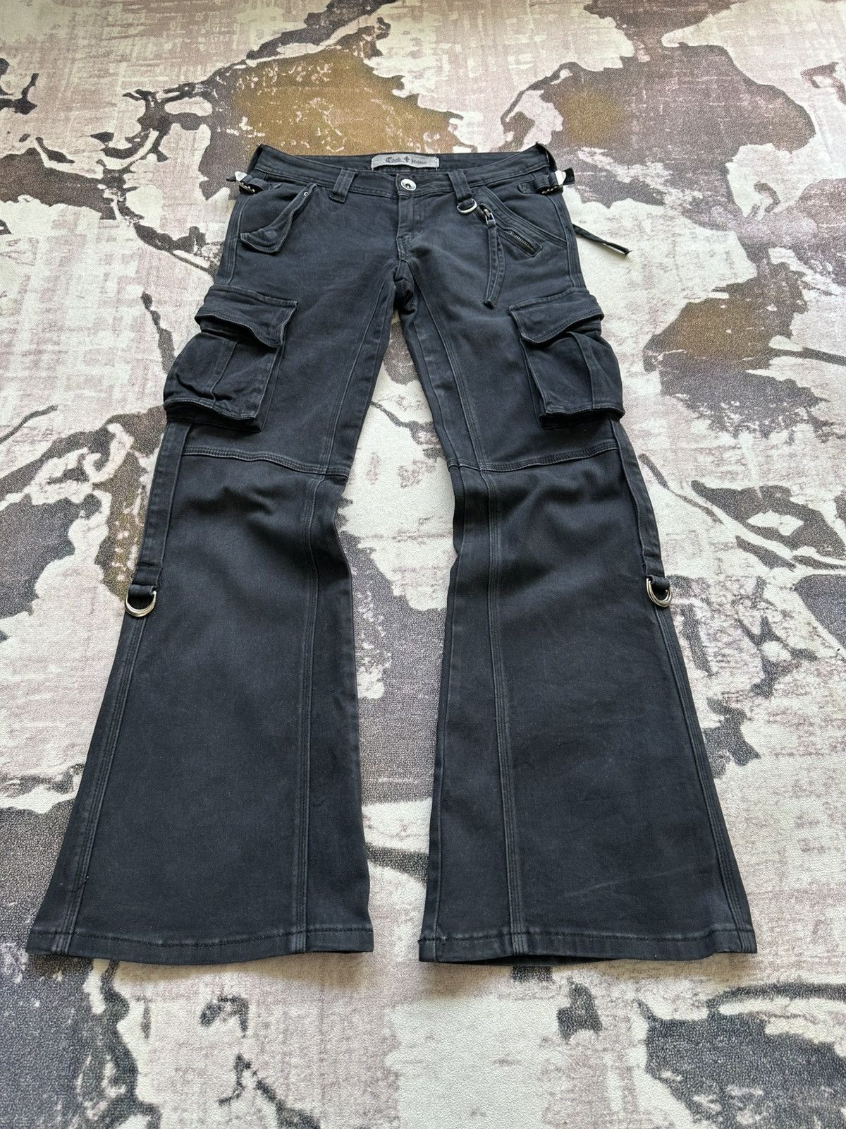Cook Jeans 00's Cook Jeans V-kei cargo flared pants Size US 30 / EU 46 - 5 Thumbnail