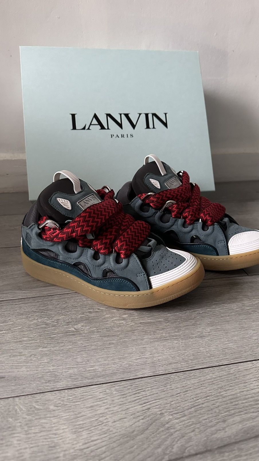 Lanvin Lanvin Curb Sneaker Blue Size US 7.5 / EU 40-41 - 1 Thumbnail