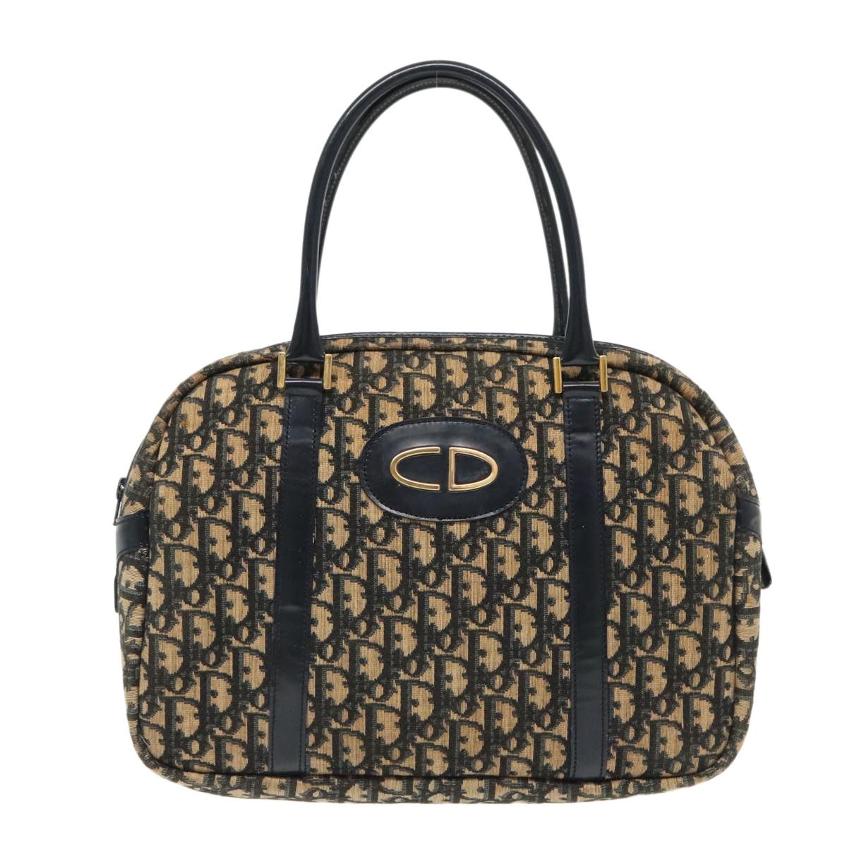 Dior Bowling Beige Canvas Handbag (Pre-Owned) Size ONE SIZE - 1 Thumbnail