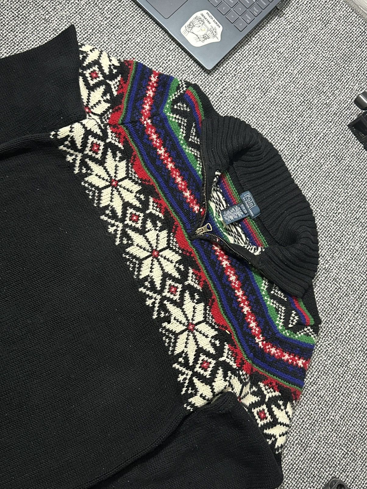 Polo Ralph Lauren ralph lauren half zipper knitwear Size US M / EU 48-50 / 2 - 2 Thumbnail