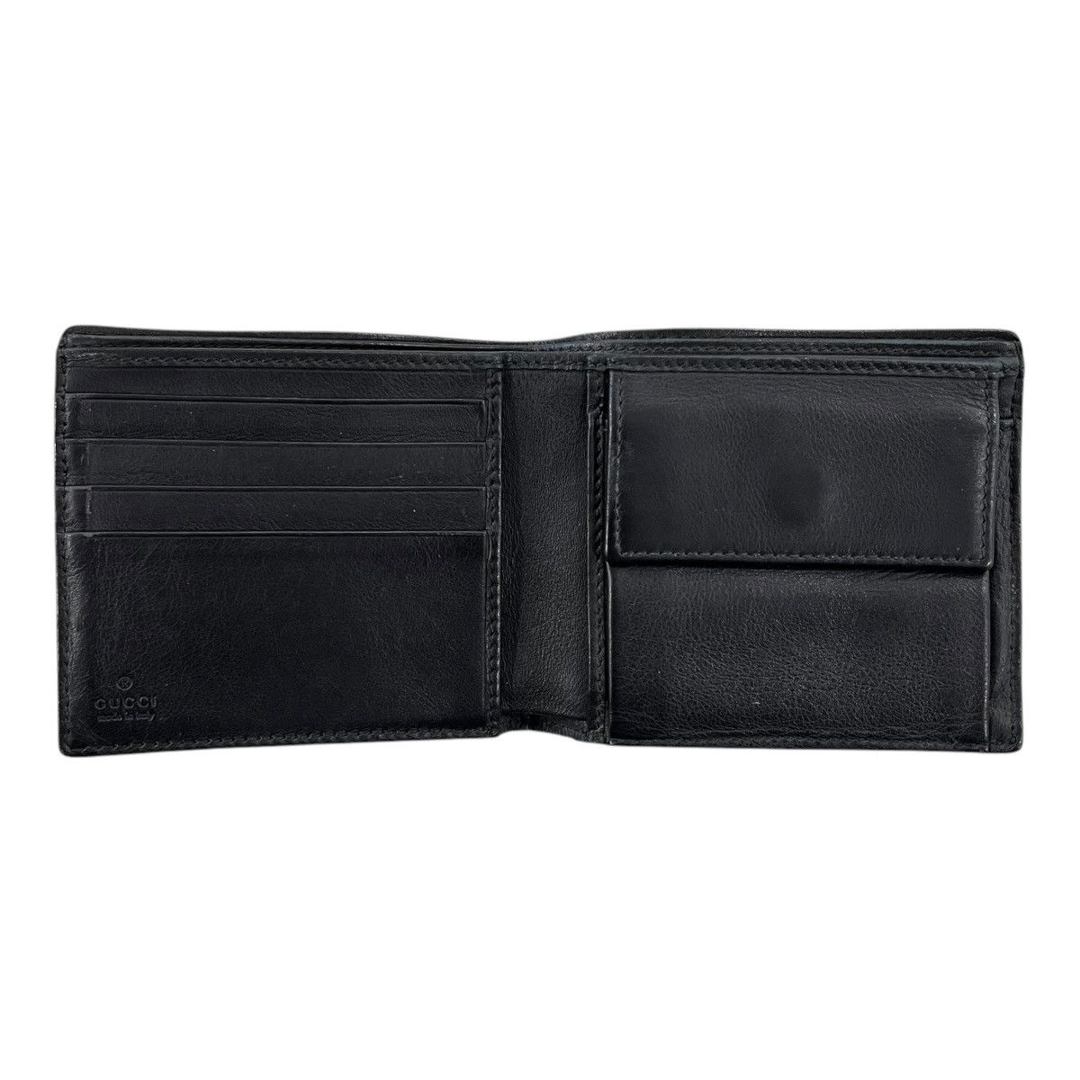 Gucci Gucci Logo Leather Bifold Wallet Size ONE SIZE - 3 Thumbnail