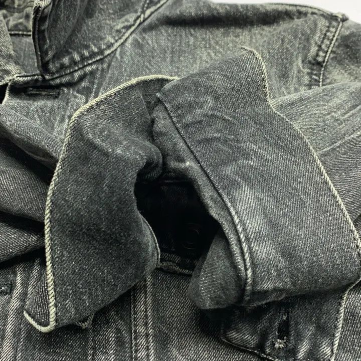 Saint Laurent Black Long Sleeve Denim Jacket-2507