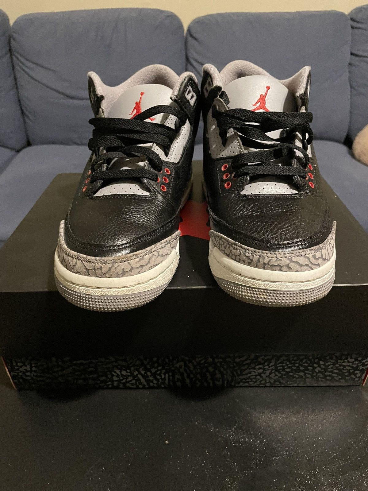 Jordan Brand Jordan 3 Black Cement Size US 6.5 / EU 39-40 - 2 Thumbnail