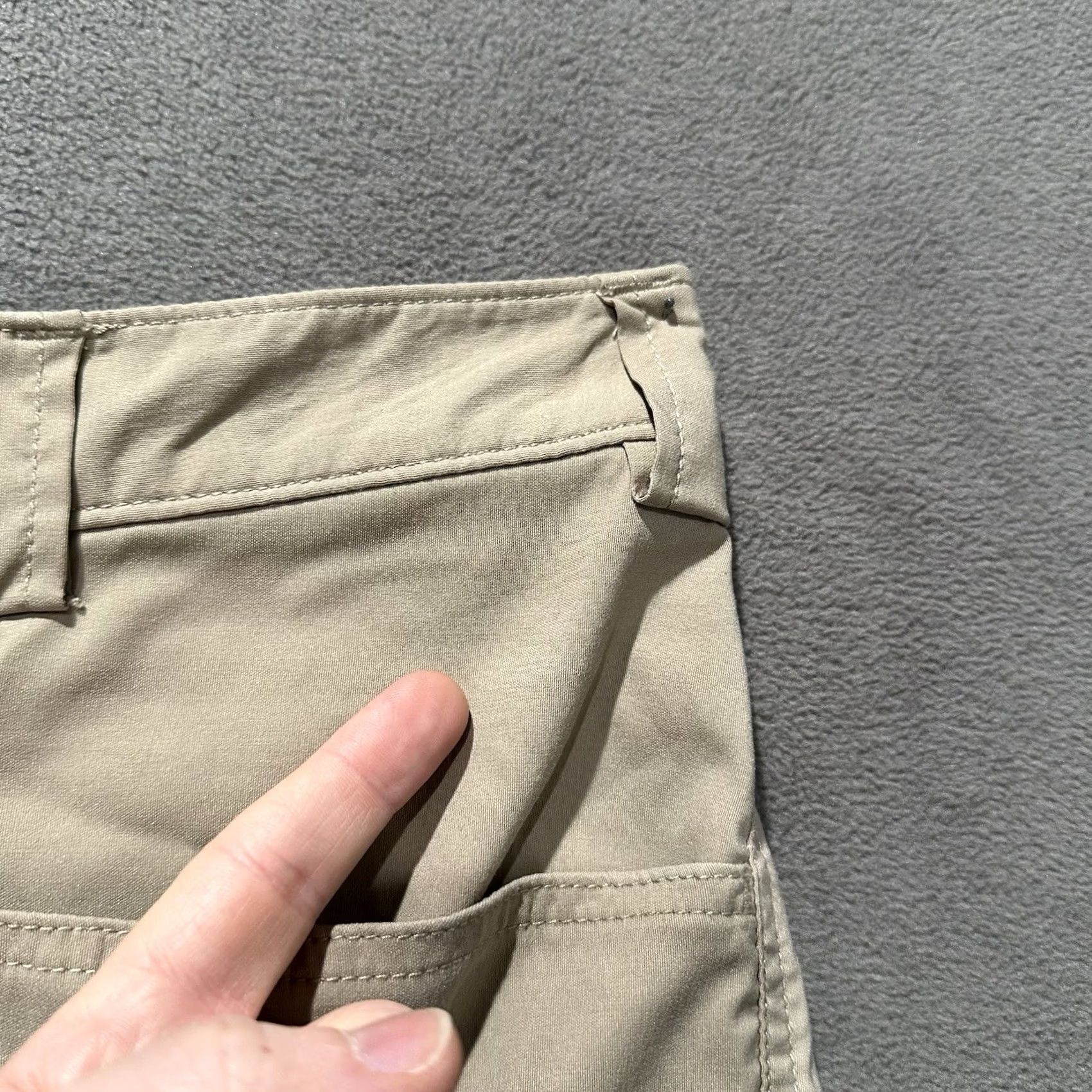 Vintage Duluth Trading Mens 3XL Beige Performance Shorts Dry on the Fly 9" Nylon Size US 36 / EU 52 - 6 Thumbnail