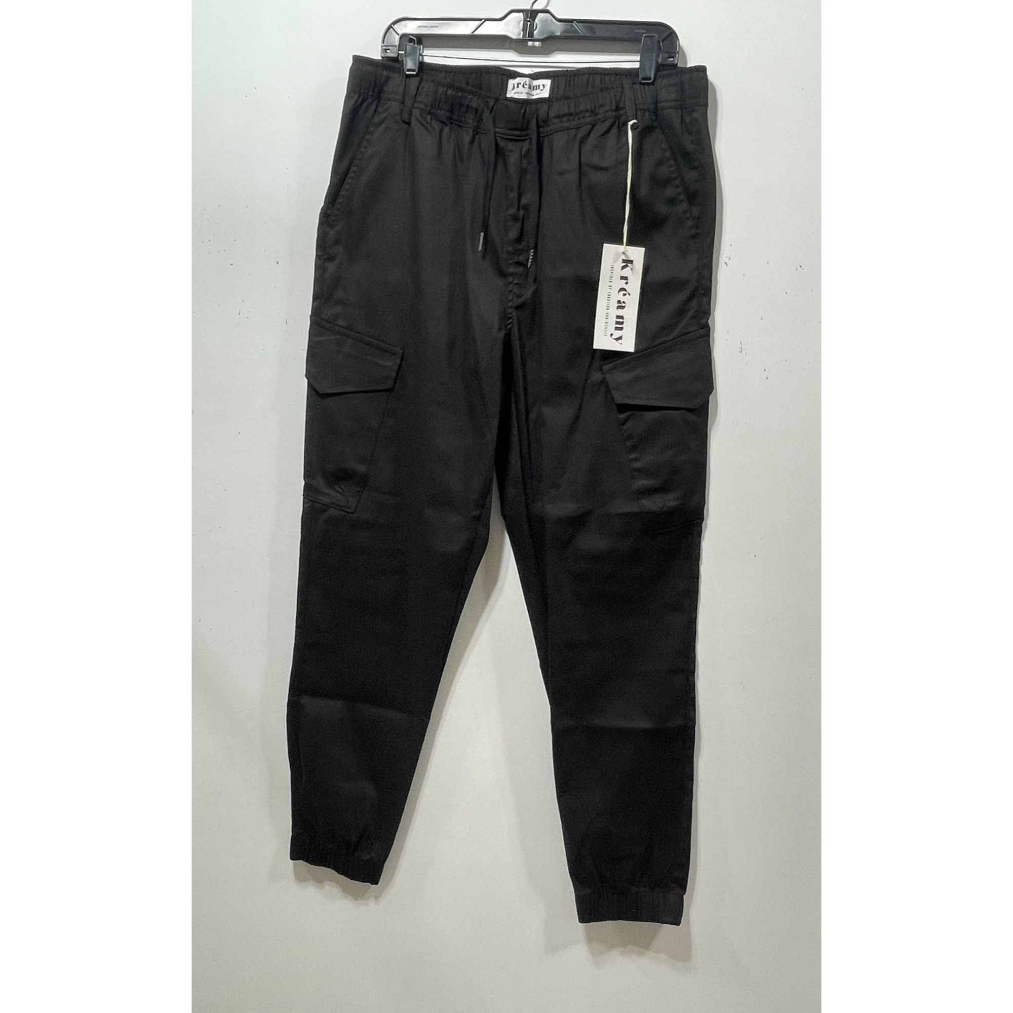 Other Kreamy - Women's Cozy Cargo Jogger Pants With Multi Pockets Size 34" / US 12 / IT 48 - 15 Thumbnail