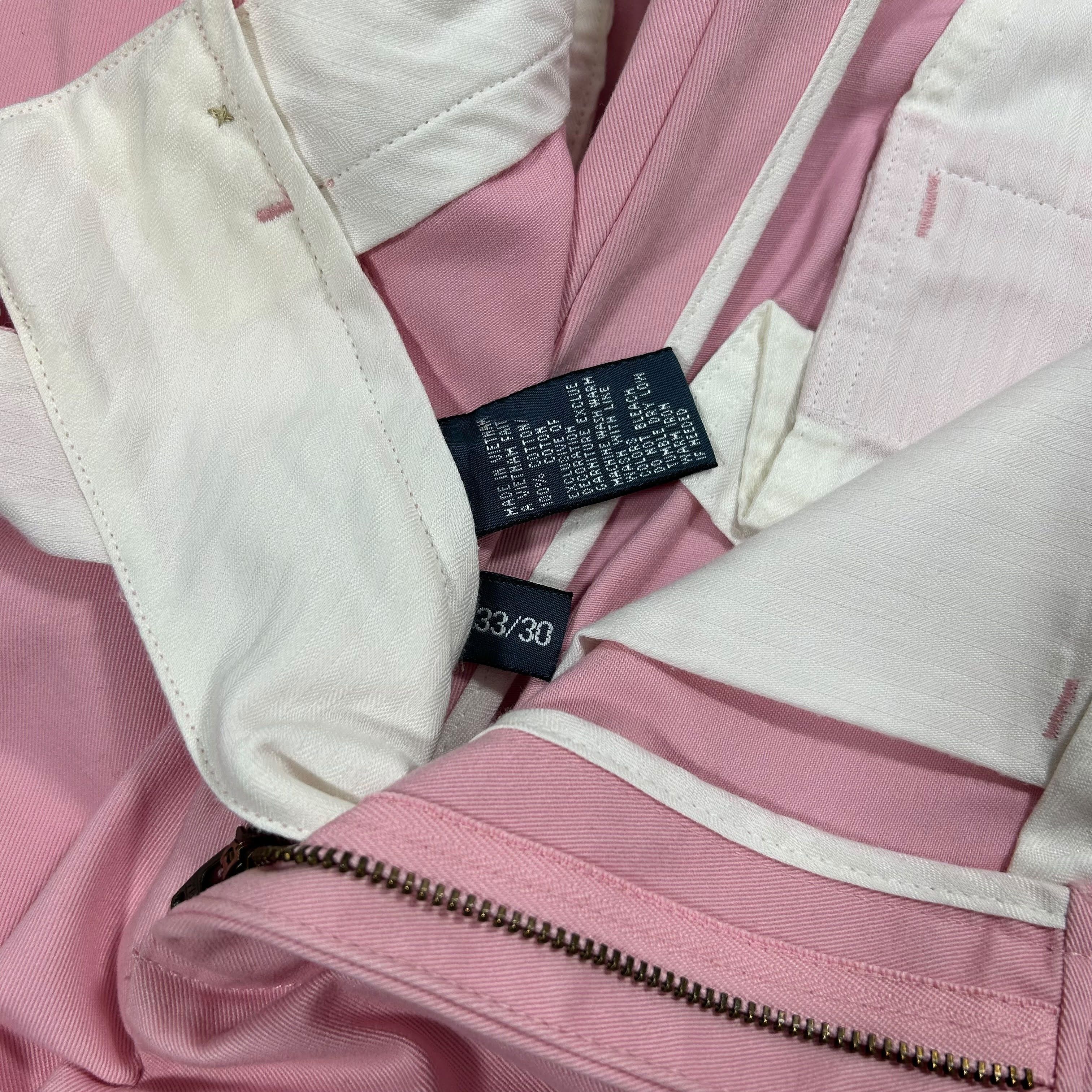Polo Ralph Lauren Polo Ralph Lauren Pink Regular Straight Pants W33L30 Size US 33 - 7 Thumbnail