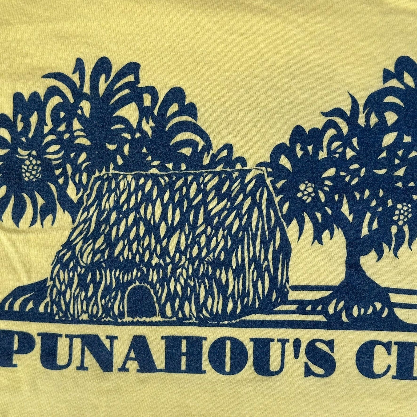Hanes Vintage 90s Honolulu Punahou School Reunion T-Shirt Yellow L Size US L / EU 52-54 / 3 - 7 Thumbnail