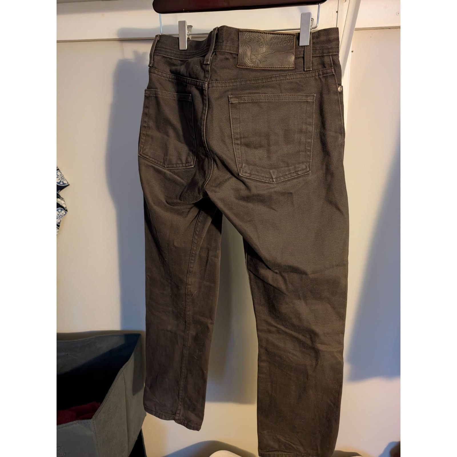 Naked & Famous Weird Guy - Brown Selvedge Chino (29) Size US 29 - 3 Thumbnail