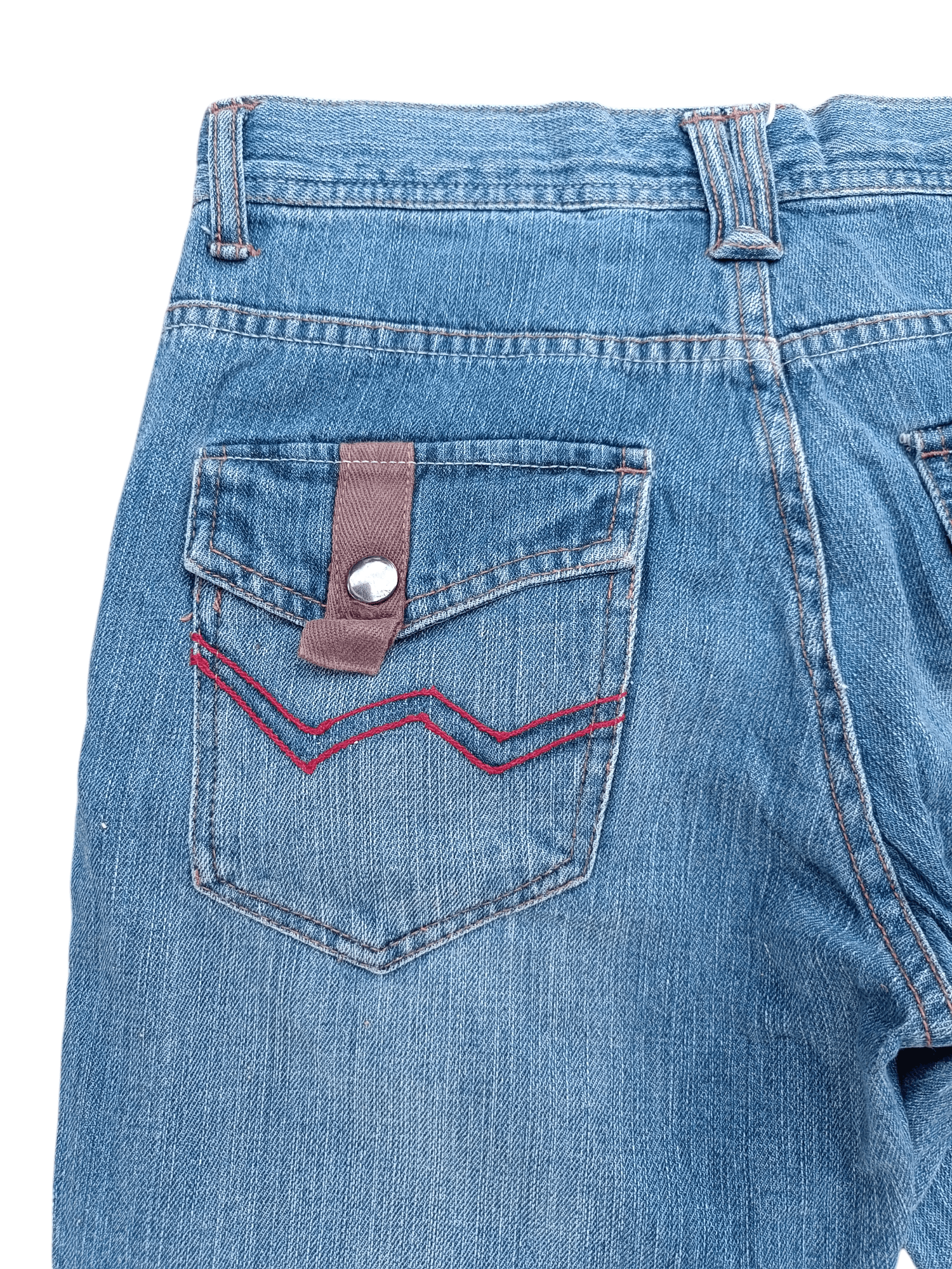 Japanese Brand FLARED 🔥 Japanese Brand Bush Pant Faded Jeans Size US 30 / EU 46 - 18 Thumbnail