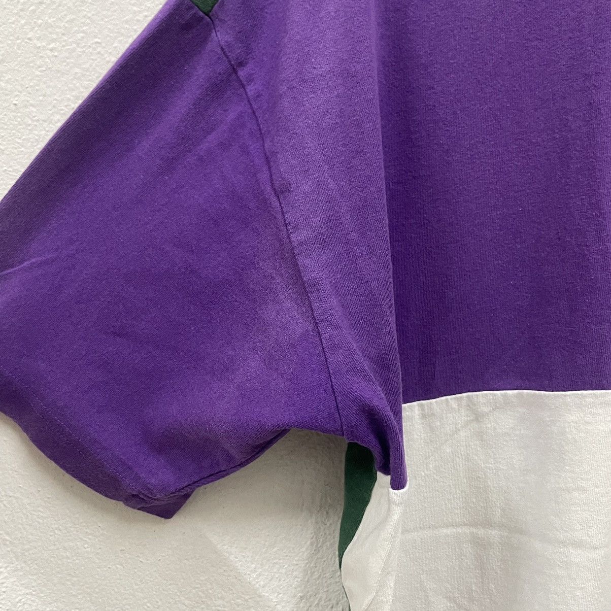 Japanese Brand × Vintage 🔥🇯🇵Vintage Niko And … Colour Block Retro Mandarin Collar Tee Size US L / EU 52-54 / 3 - 6 Thumbnail