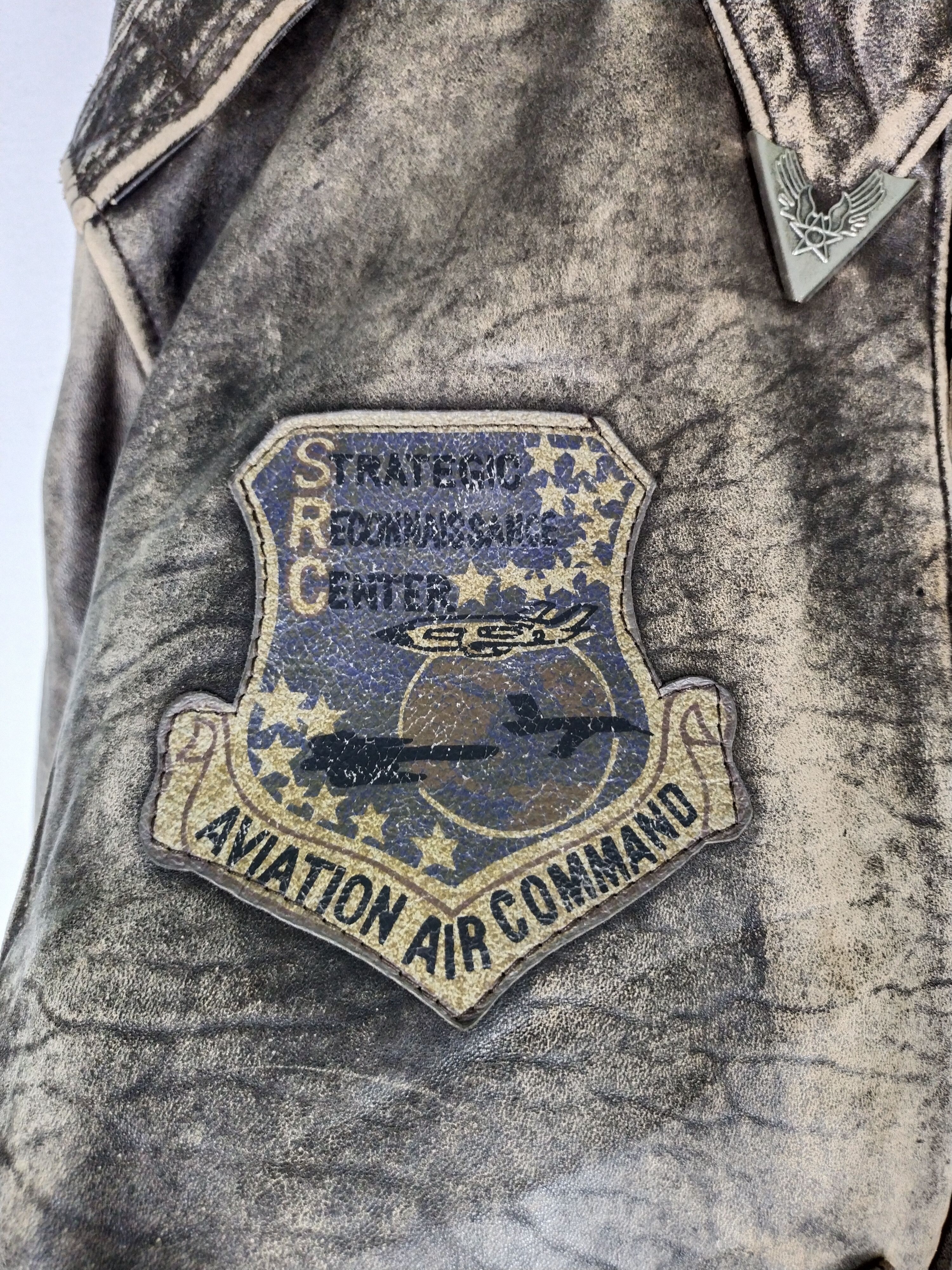 Leather Vtg Aviation Type A-2 Aviation Air Command Leather Jacket Size US M / EU 48-50 / 2 - 5 Thumbnail