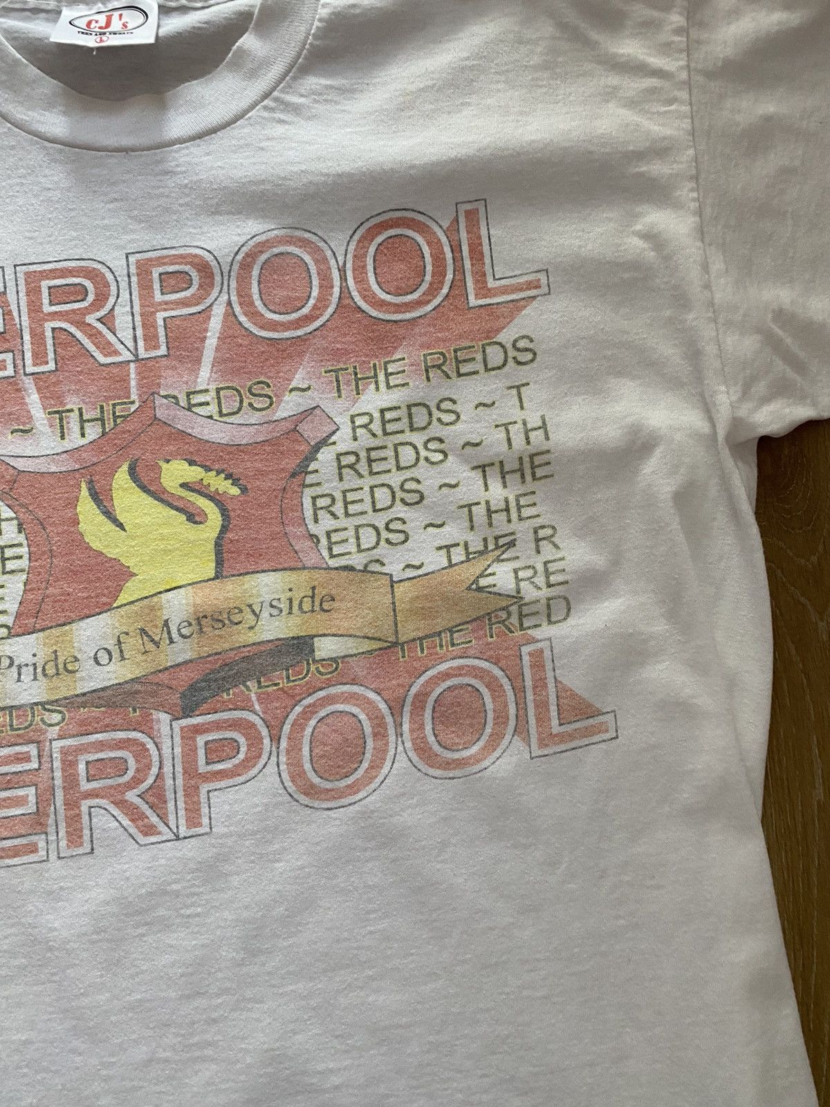 Vintage Vintage Liverpool FC Football T-Shirt Size US L / EU 52-54 / 3 - 3 Thumbnail