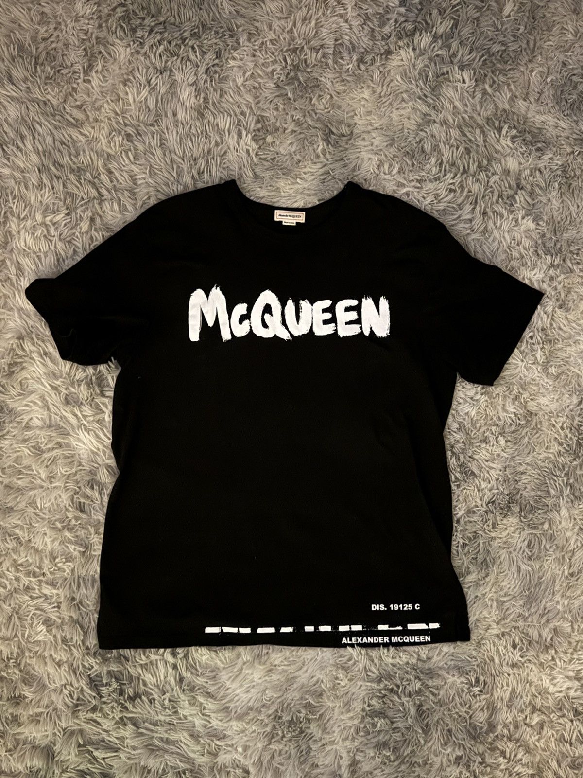 Alexander McQueen MCQUEEN Logo Tee Shirt Size US M / EU 48-50 / 2 - 1 Thumbnail