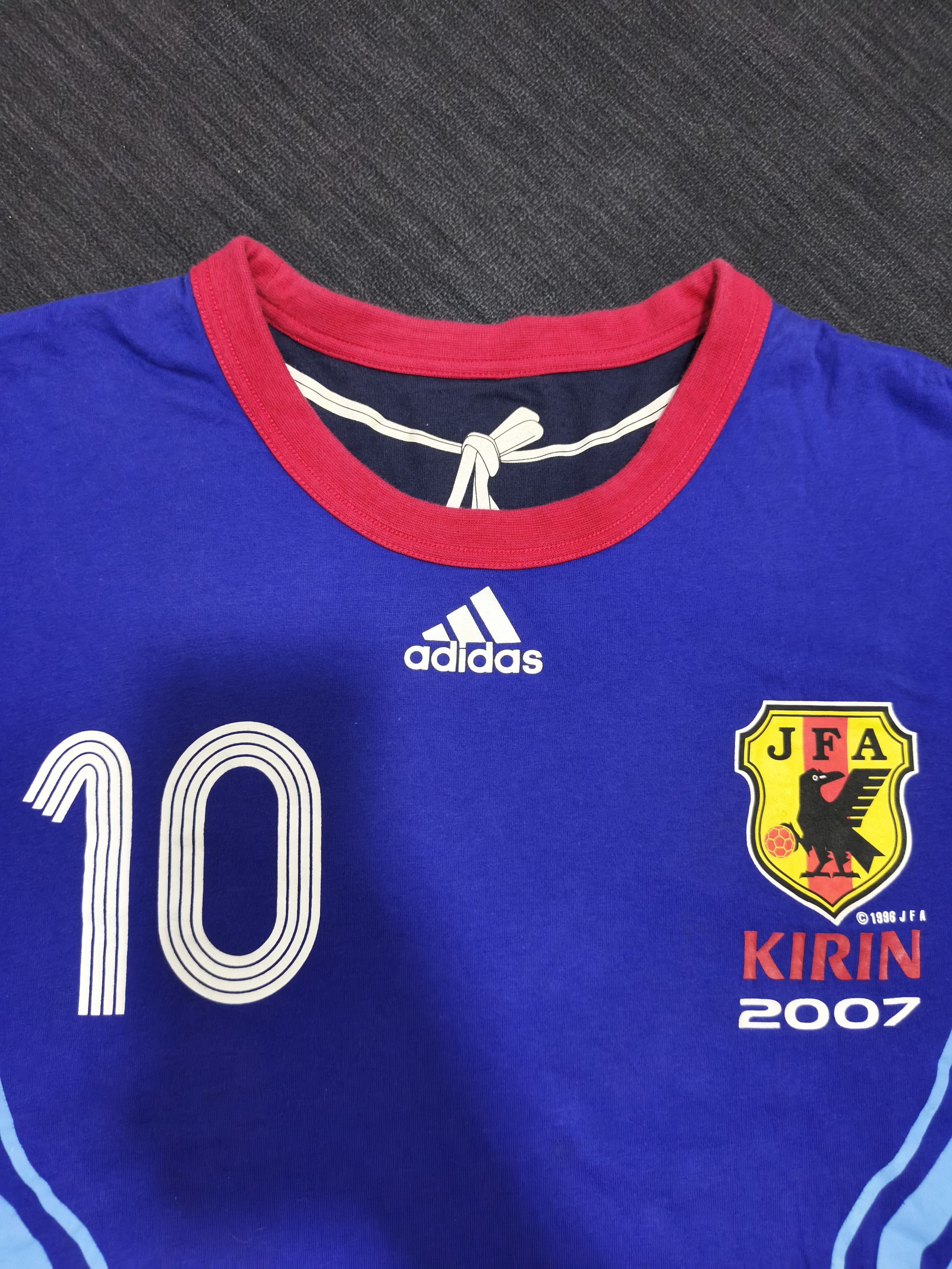 Adidas Vintage 2007 Japan National Team Adidas Reversible T-Shirt Size US L / EU 52-54 / 3 - 4 Thumbnail