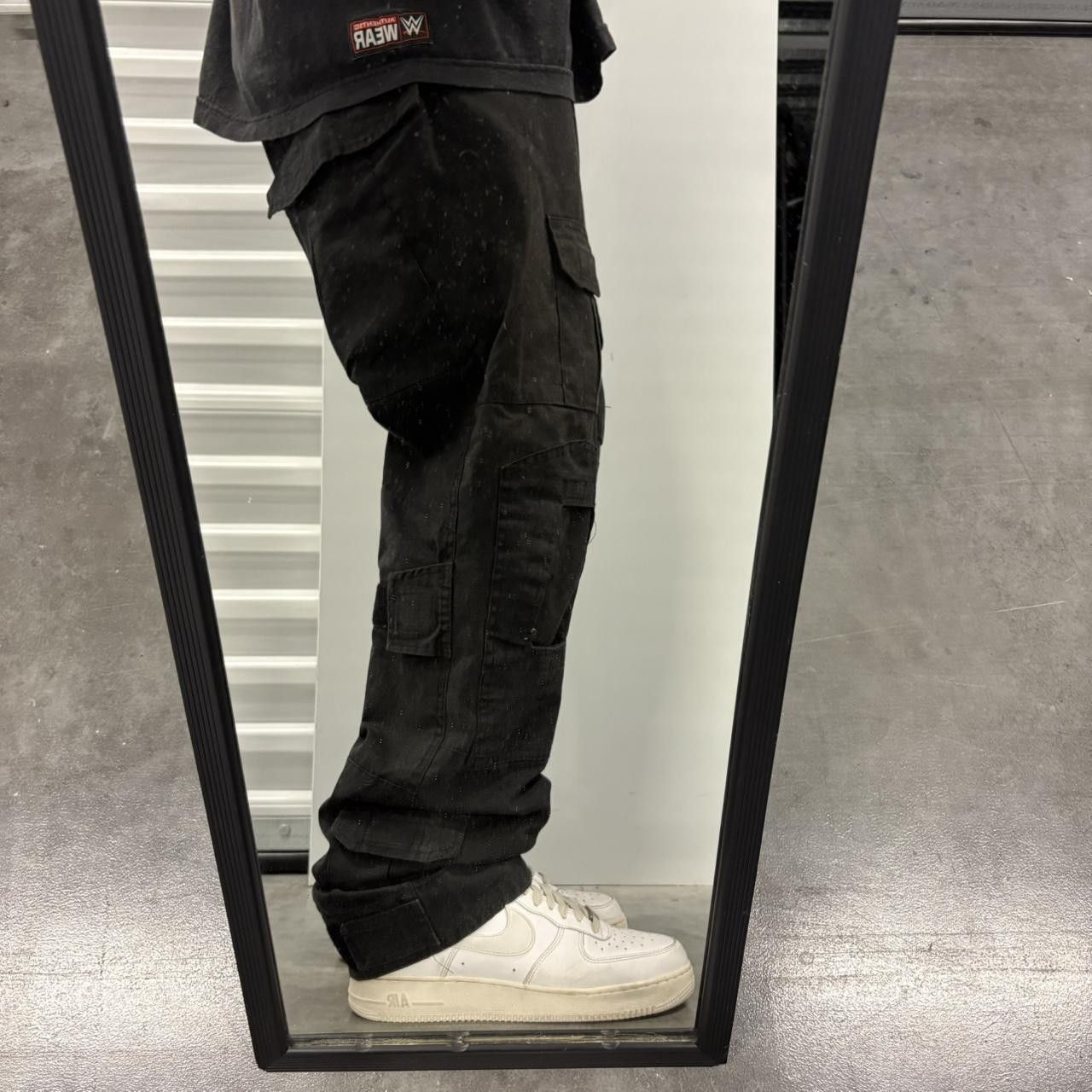 Vintage Crazy Vintage Y2K/2000s Baggy Black Streetwear Style Skater Cargo Tactical Pants! Size US 36 / EU 52 - 2 Thumbnail