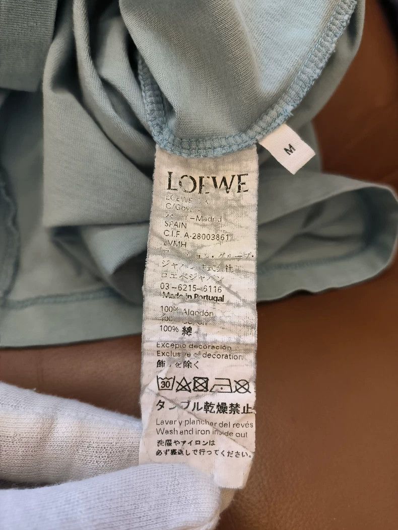 Loewe LOEWE Logo embroidered T-shirt Size M / US 6-8 / IT 42-44 - 5 Thumbnail