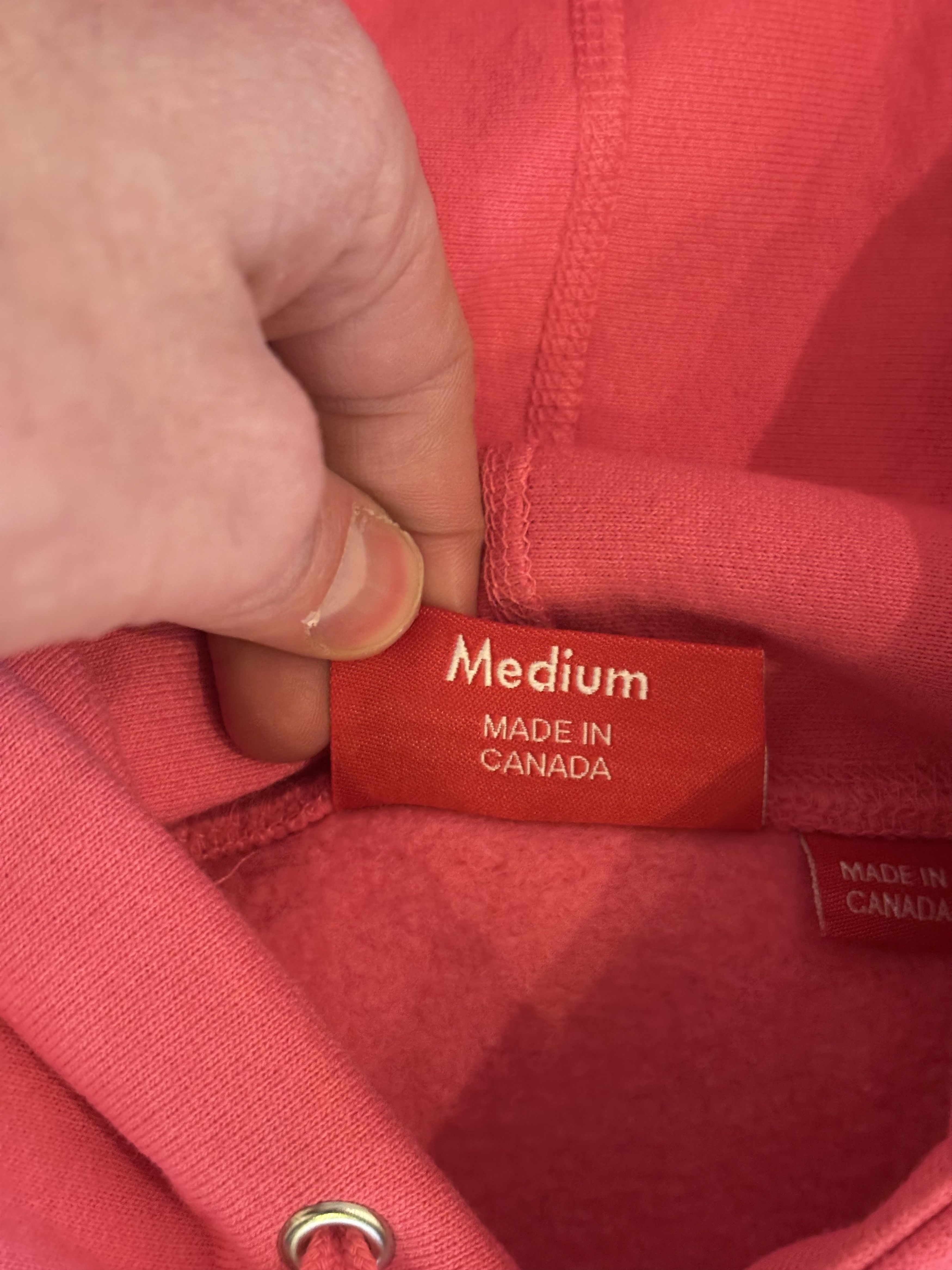 Supreme Sweat à capuche Supreme rose logo vert en tbe Size US M / EU 48-50 / 2 - 11 Thumbnail