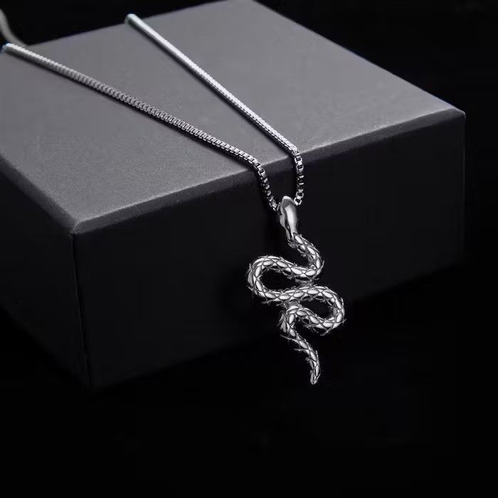 Jewelry × Vintage Snake Pendant Necklace Size ONE SIZE - 3 Thumbnail