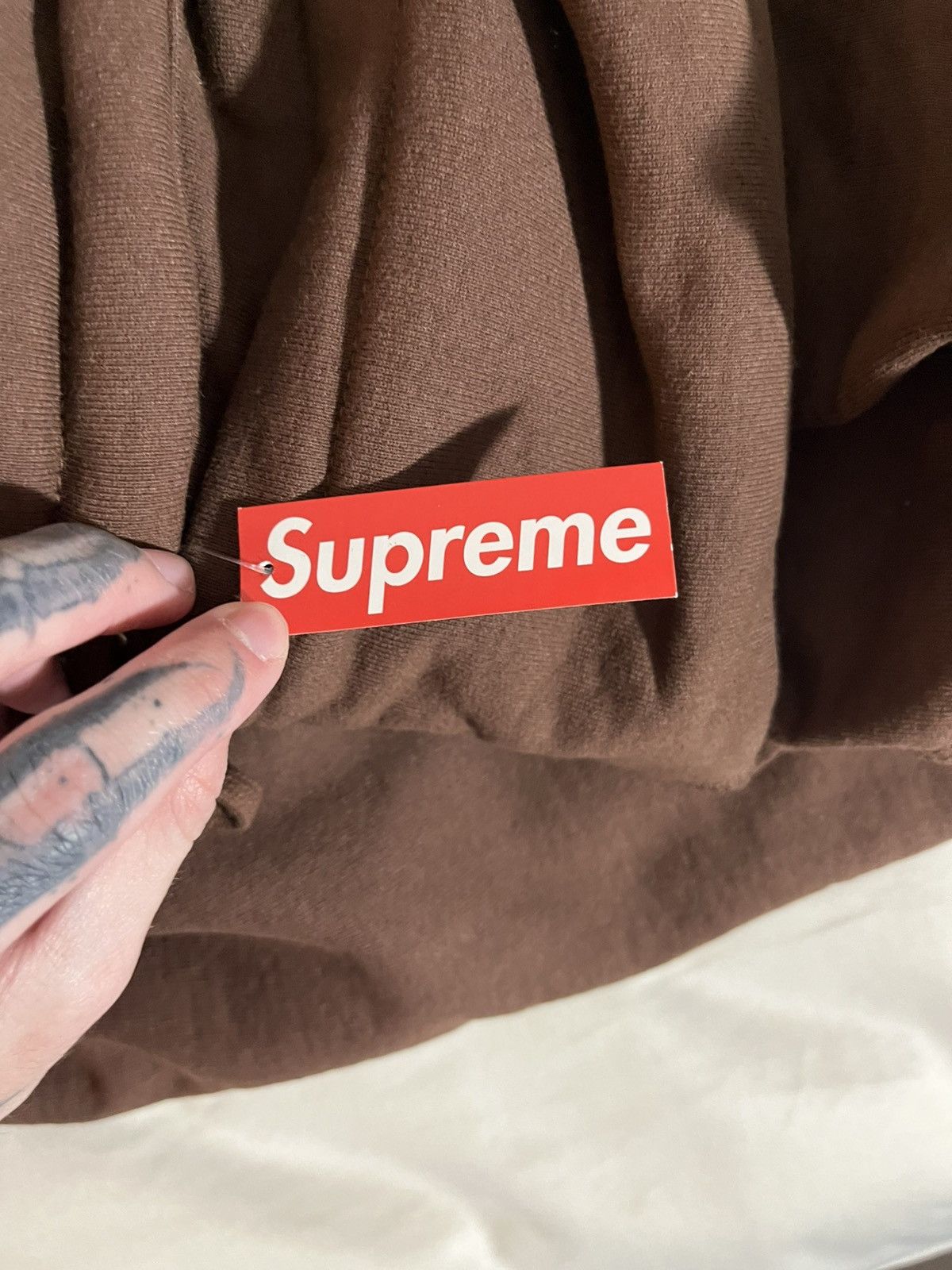 Supreme Supreme bandana box logo hoodie brown Size US L / EU 52-54 / 3 - 3 Thumbnail