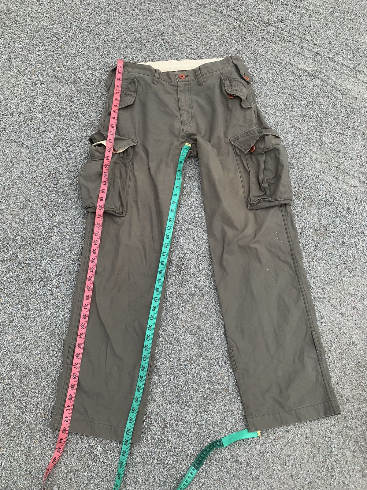 If Six Was Nine × Japanese Brand × Vintage 💥Loose💥Vintage Dico Cargo Pants Size US 31 - 5 Thumbnail