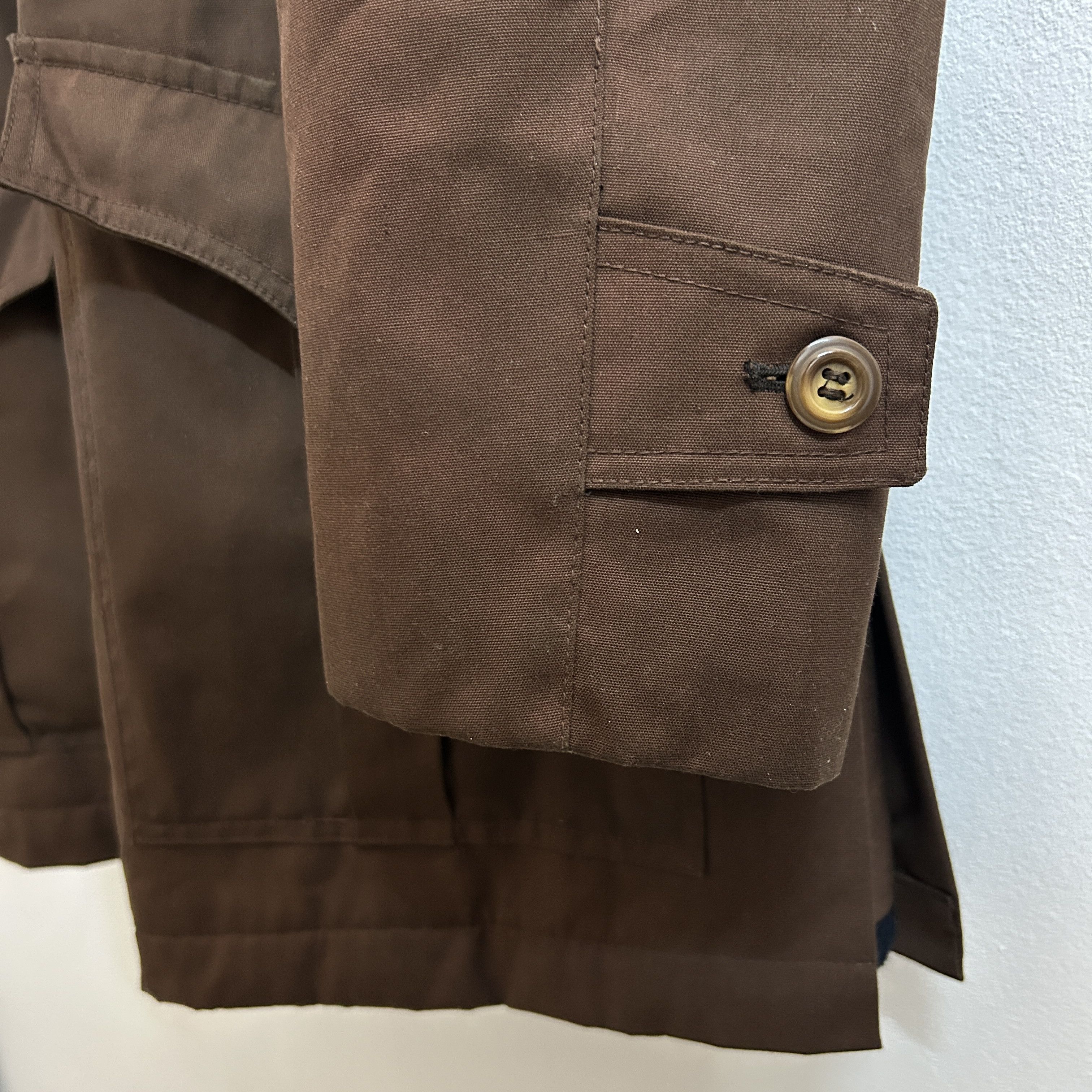 Vintage Vintage 70s Brown Tergal Jacket Size XL / US 12-14 / IT 48-50 - 14 Thumbnail