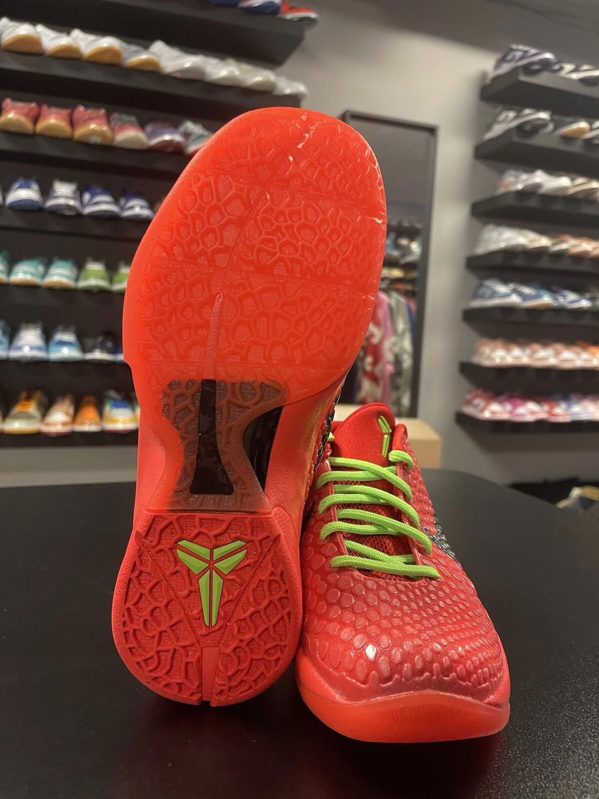 Nike Size 5y - Nike Kobe 6 Protro Reverse Grinch GS FV9676-600 GS Size US 5 / EU 37 - 10 Thumbnail