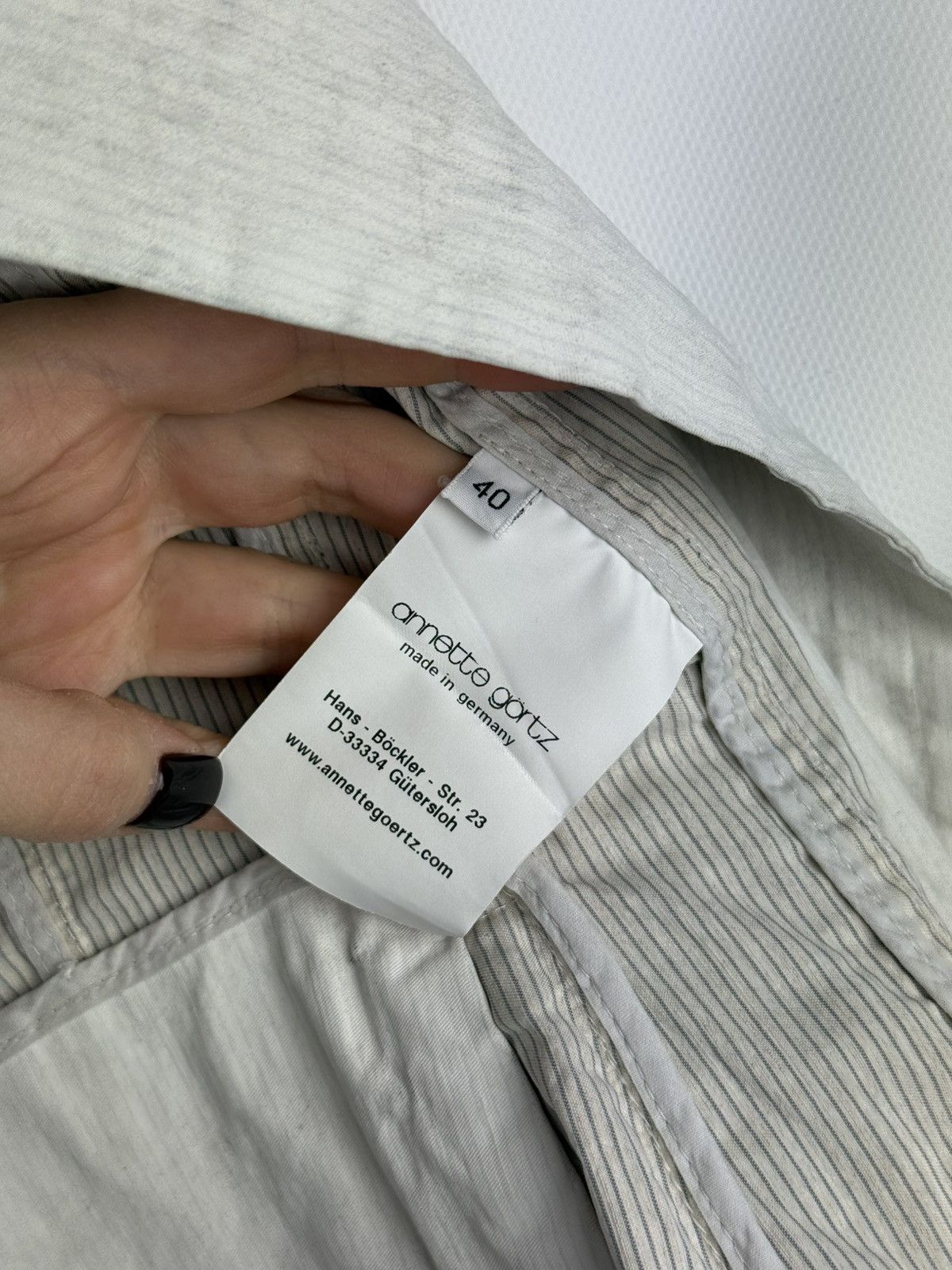 Annette Gortz Annette Gortz Avant-Garde Cotton Linen Biker Full Zip Jacket Size S / US 4 / IT 40 - 14 Thumbnail