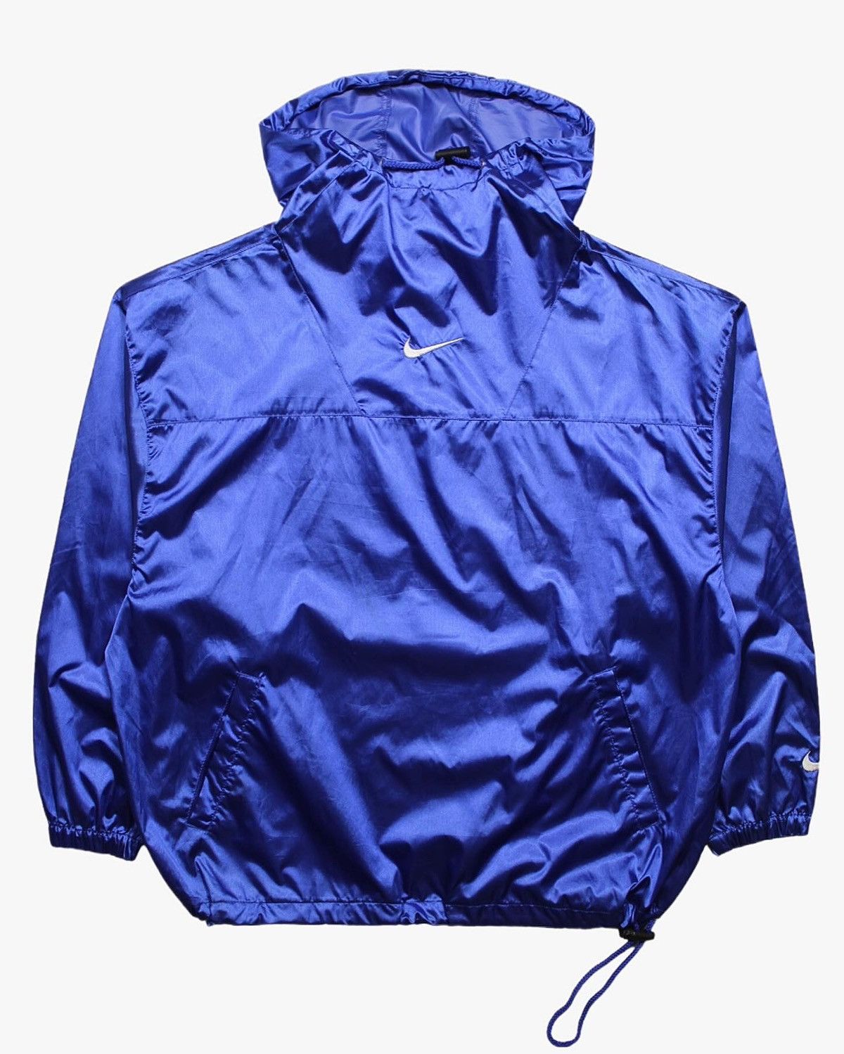 Image of 1990S Nike Windbreaker in Blue, Men's (Size 2XL)