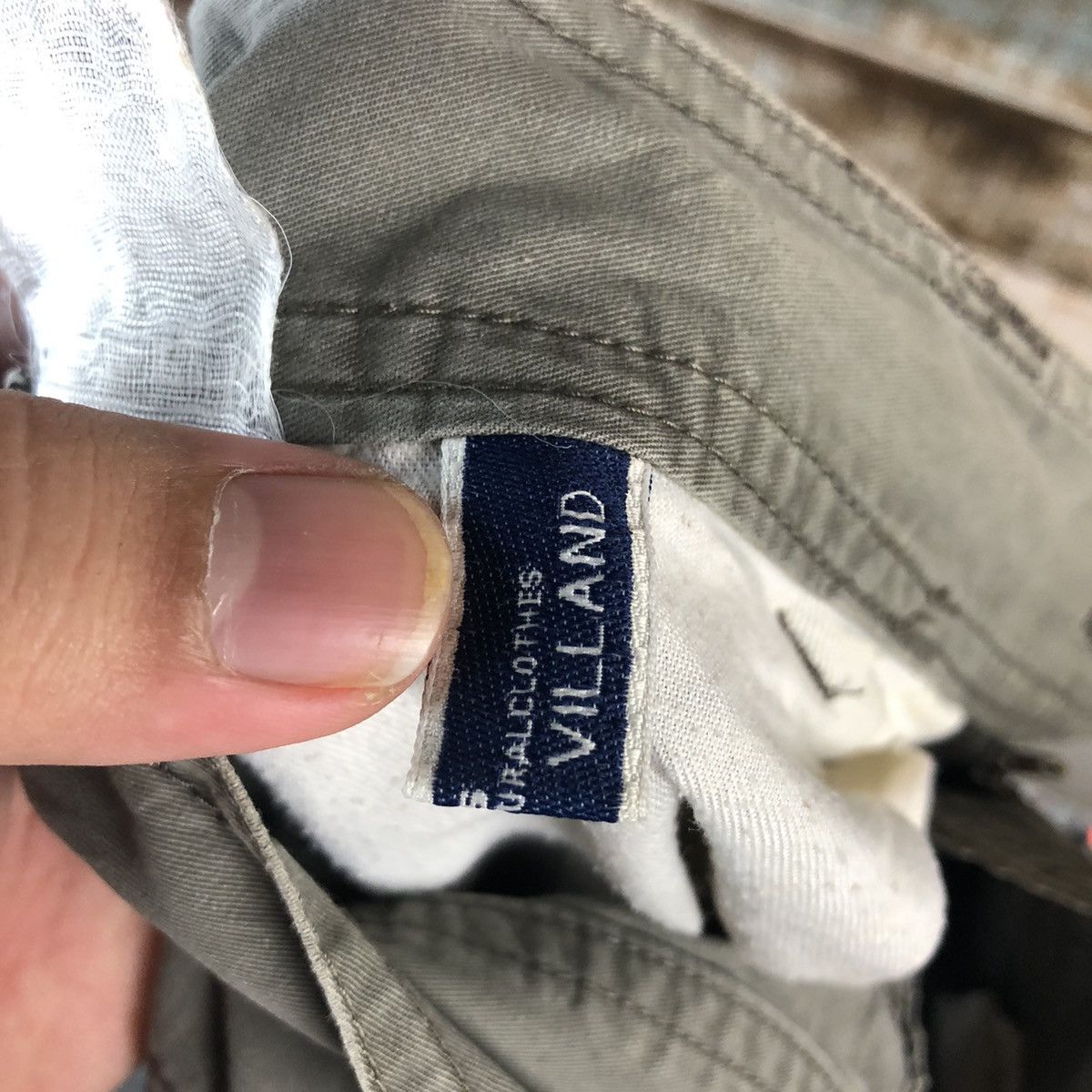 Japanese Brand Villand Green Cargo Multipocket Pants #A1430 Size US 31 - 22 Thumbnail