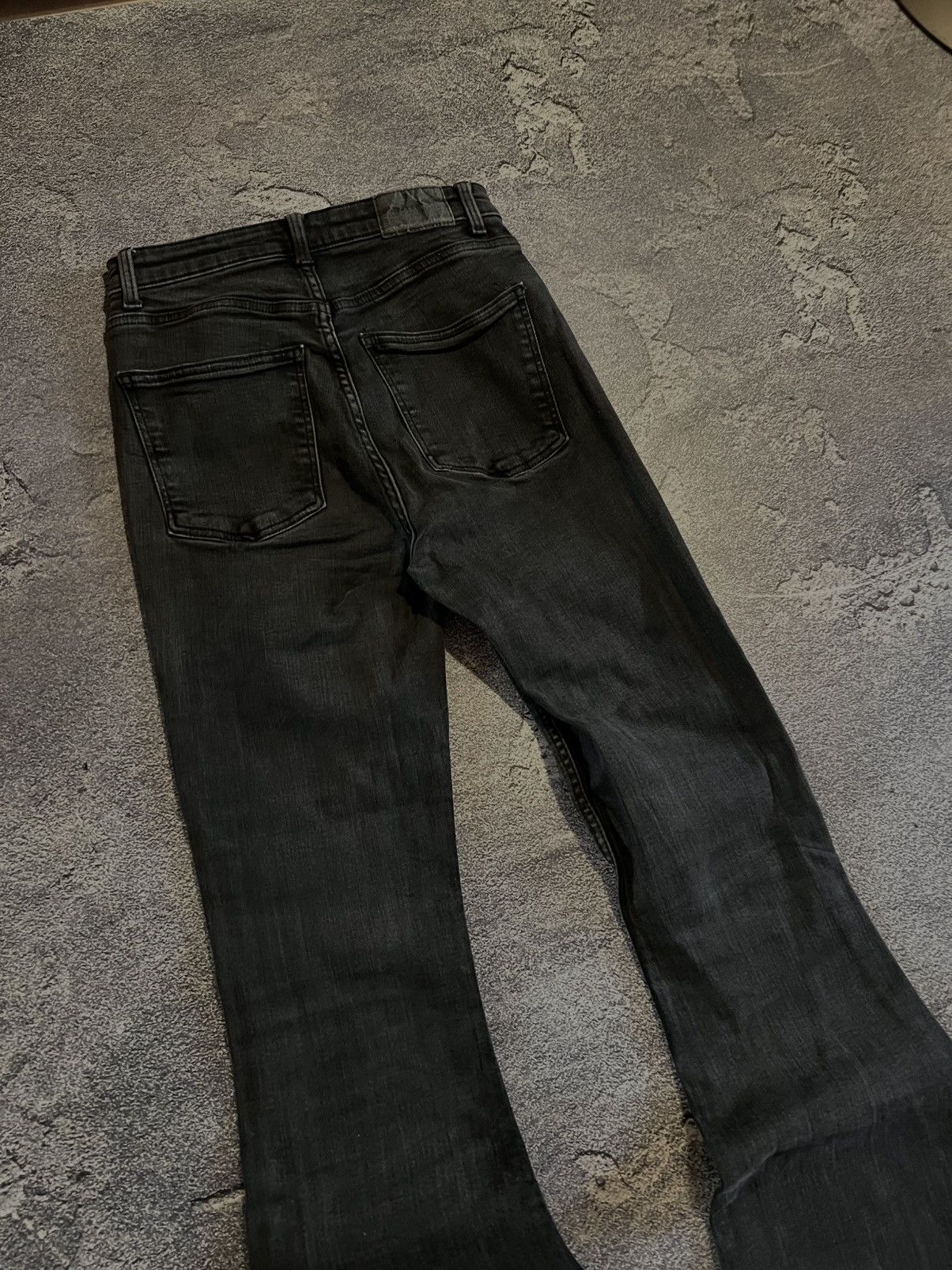 Japanese Brand CRAZY Underground Flared Y2K Archive Jean Avan-Garde Drip 90 Size US 29 - 5 Thumbnail