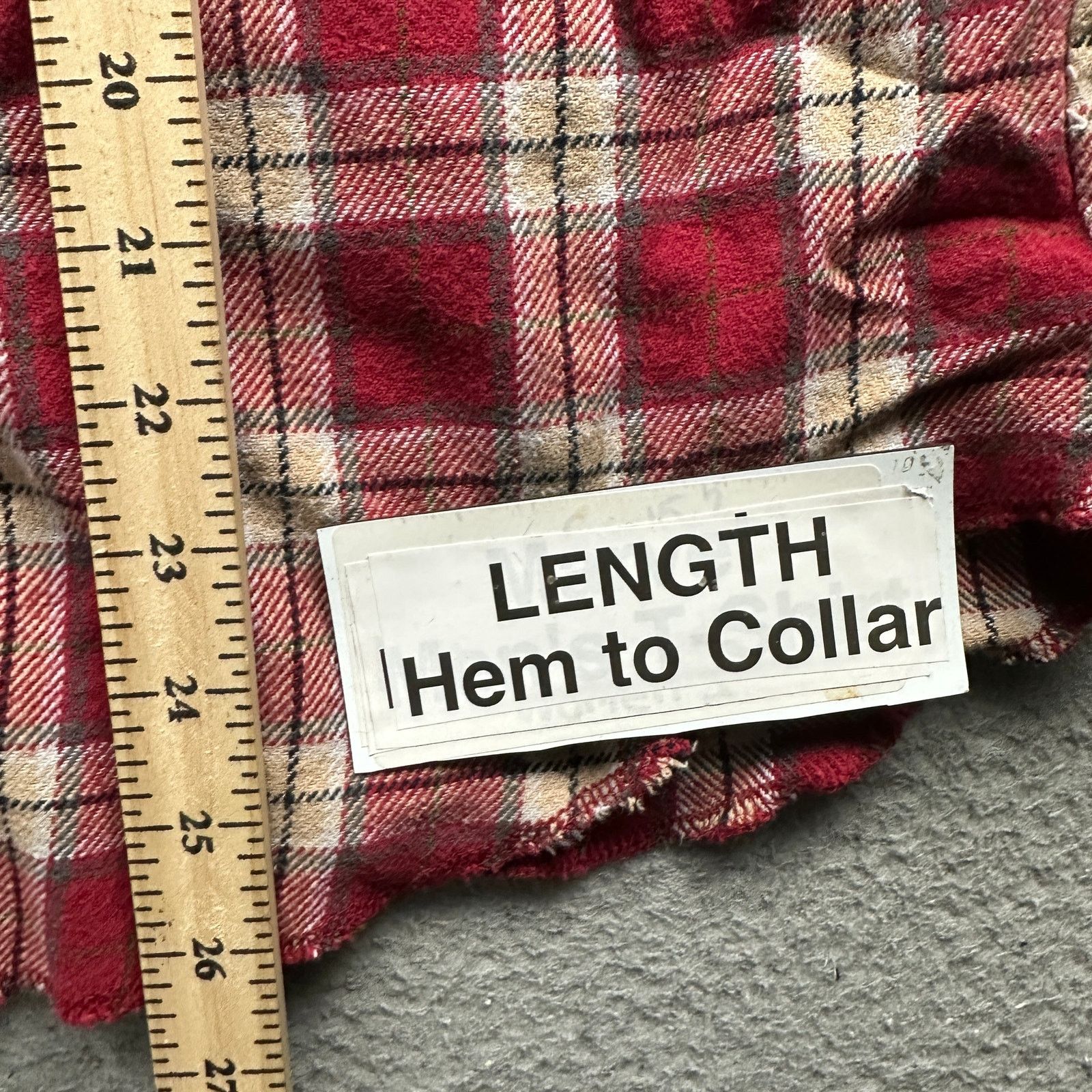 Wrangler Wrangler Flannel Red Plaid Pearl Snap Shirt Mens Medium Size US M / EU 48-50 / 2 - 6 Thumbnail