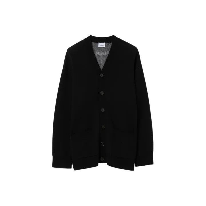 Burberry Burberry Burberry SS23 Logo Knit V-Neck Cardigan-2507 Size US M / EU 48-50 / 2 - 1 Thumbnail