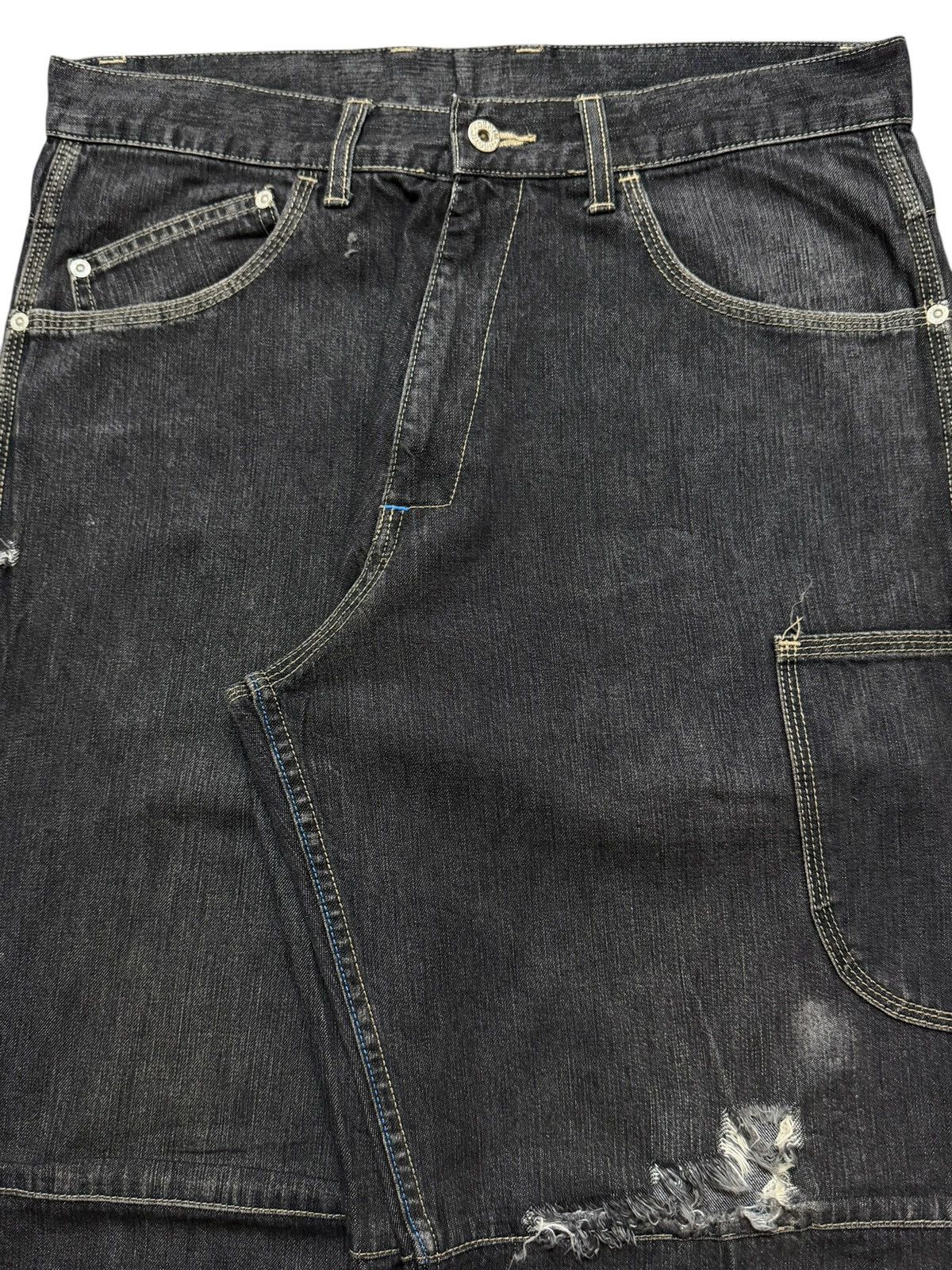 JNCO Vintage 90s Japanese Masterpiece Carpenter Wide Leg Baggy Size US 33 - 3 Thumbnail